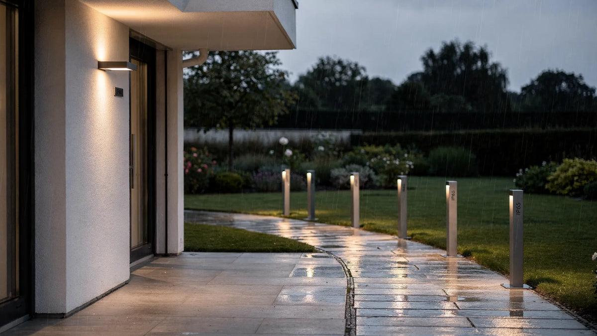 Lampe Outdoor: IP44 vs. IP65 verständlich erklärt