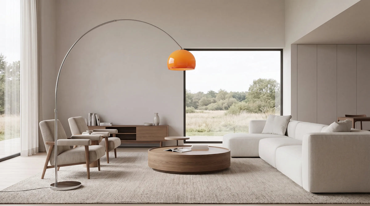Bogenlampe Designklassiker: Was heute noch überzeugt