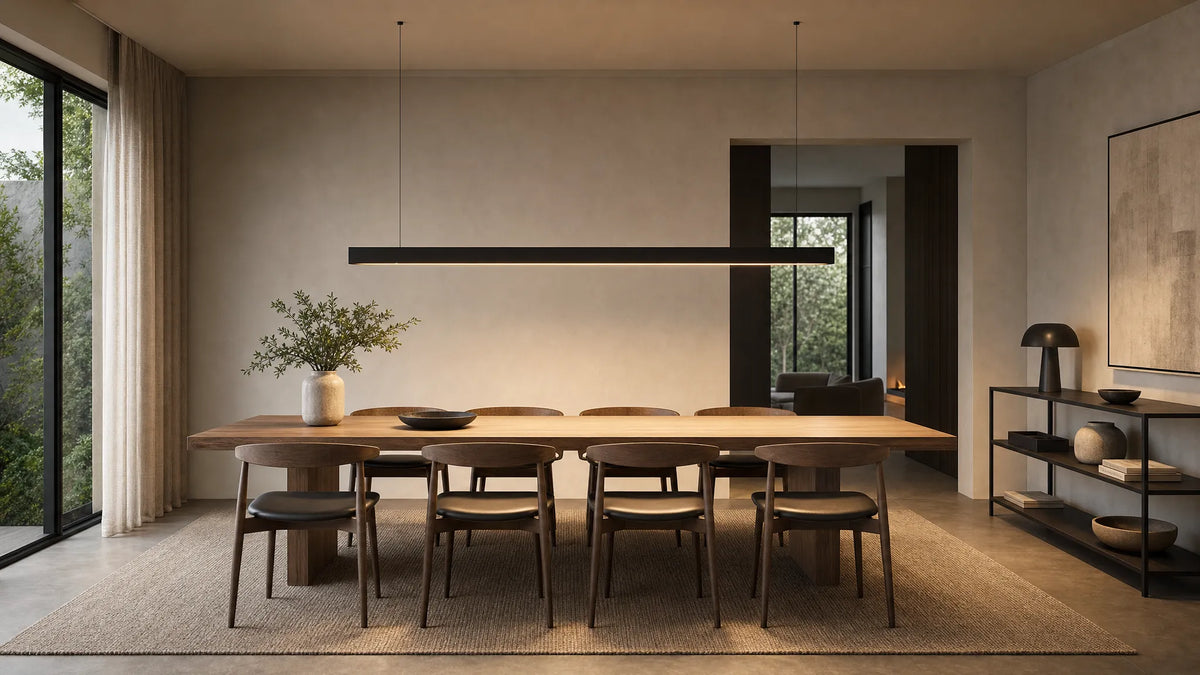 Esstischlampe modern passend zu Form und Größe