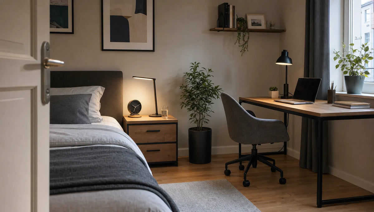 LED-Lampen mit Kabel flexibel am Bett und Schreibtisch nutzen