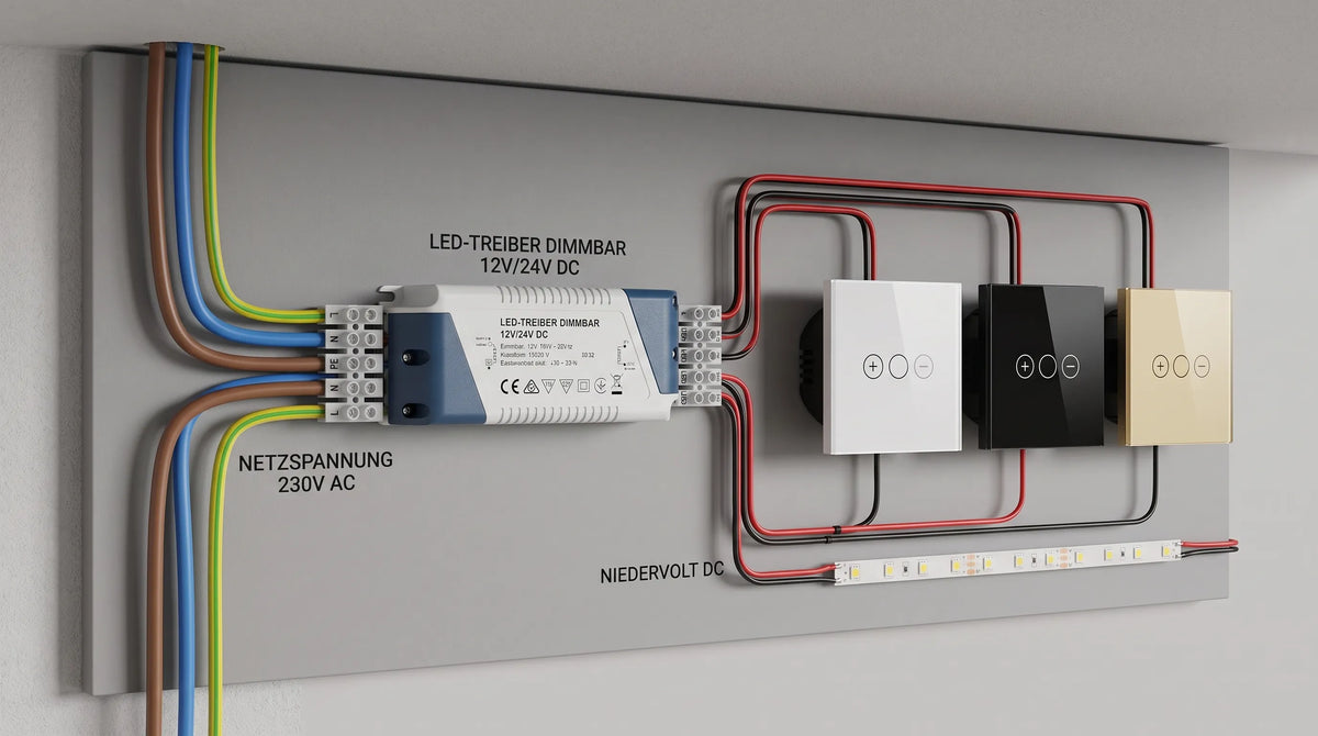 LED-Trafo dimmbar auswählen und richtig anschließen