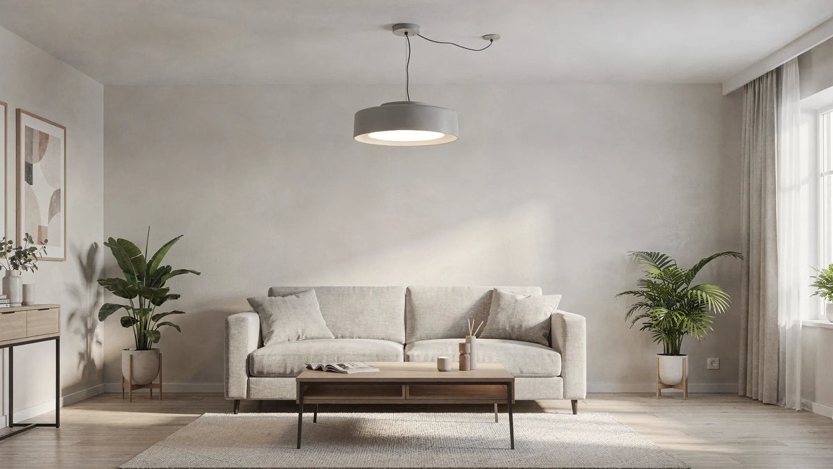 Lampe Decke wählen: Durchmesser, Höhe und Lichtverteilung