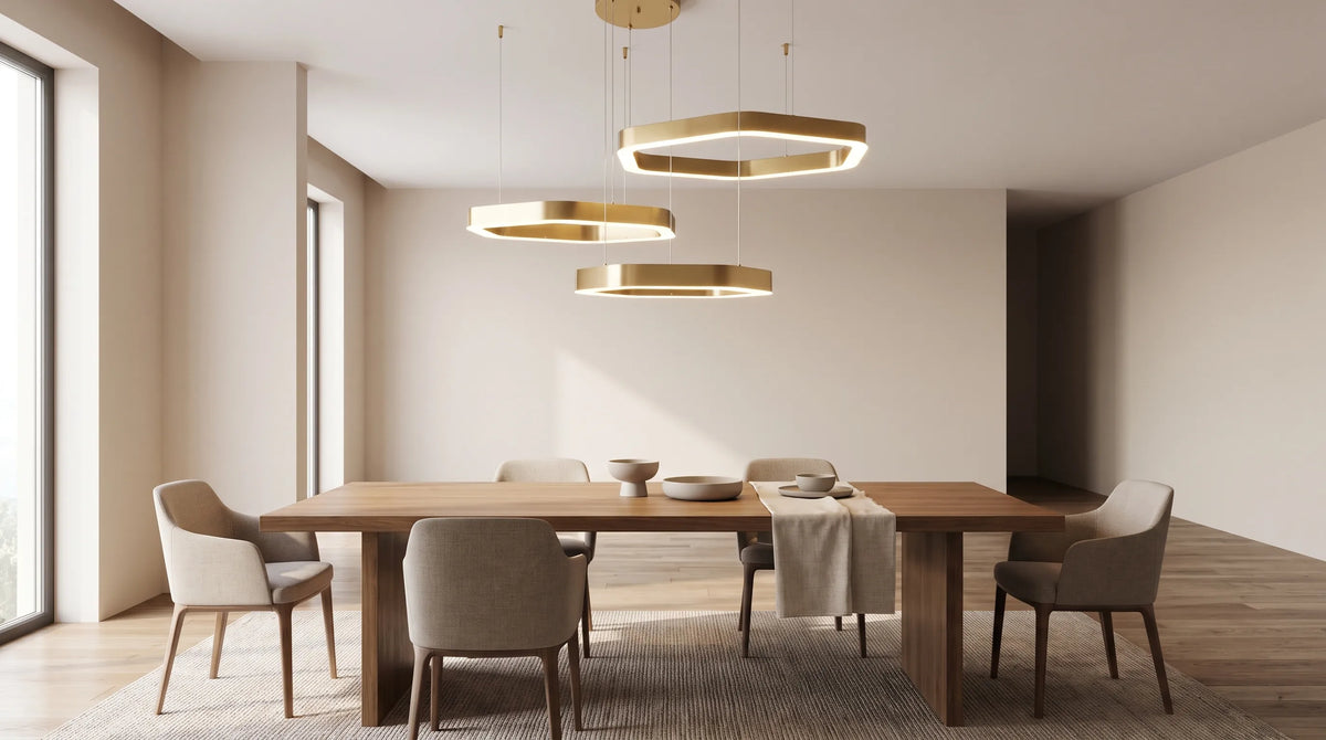 Hexagon Licht modern einsetzen ohne Gaming-Look