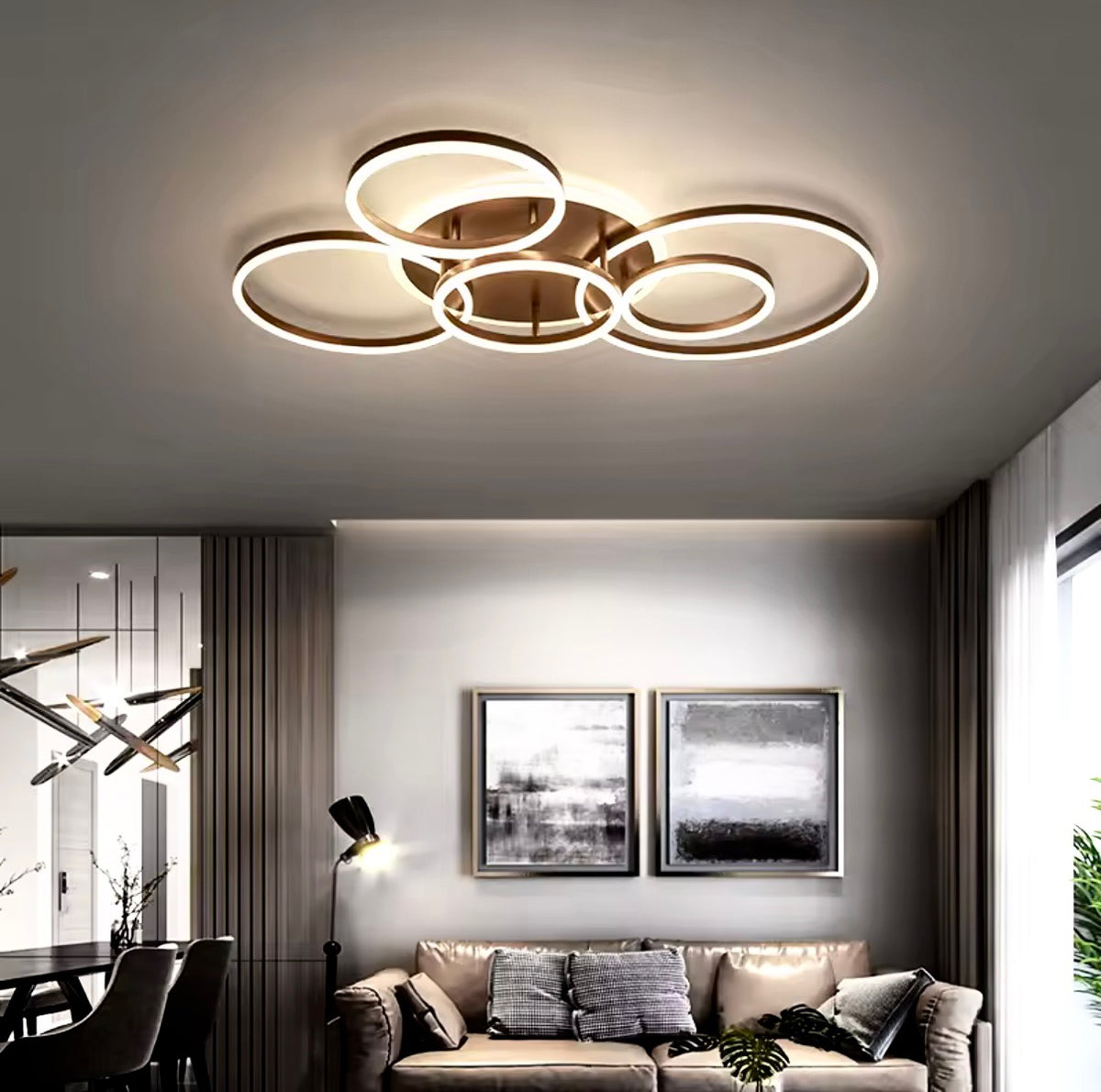 Deckenlampe Halo Modern