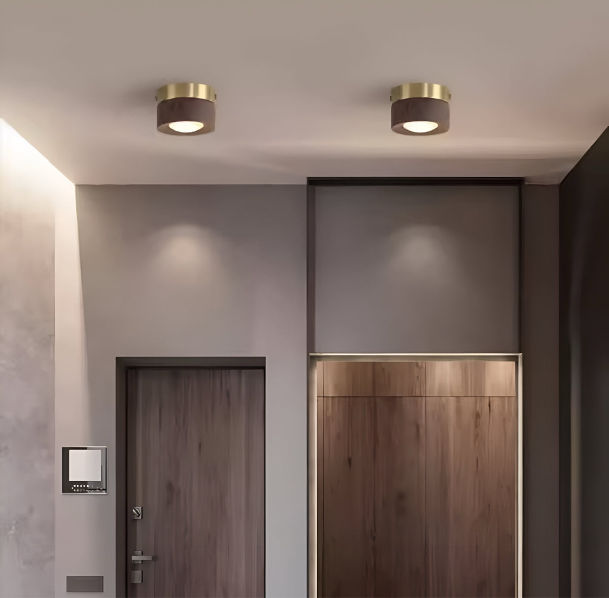 Plafonnier Noyer Luxe - BUYnBLUE