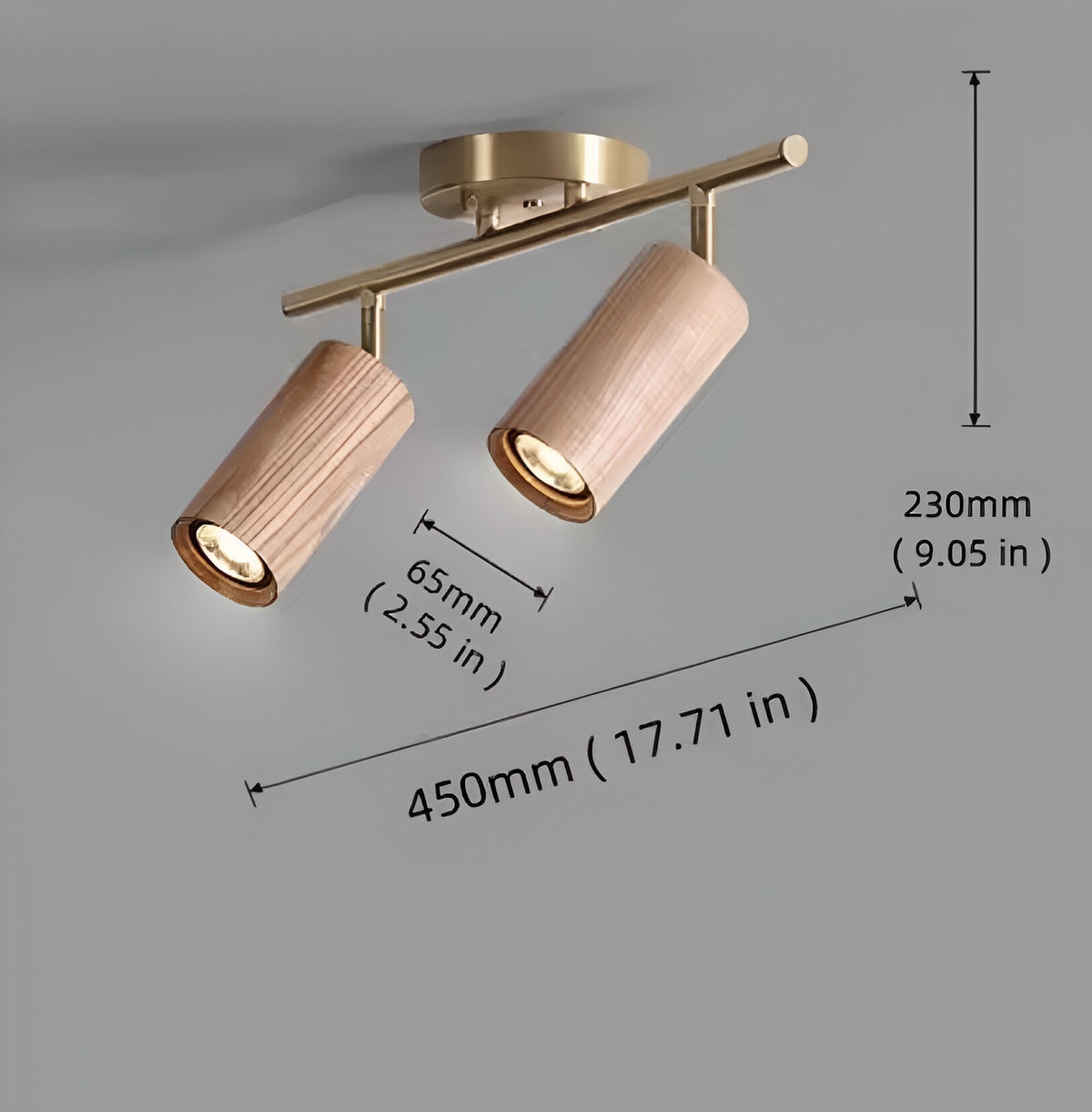 Lampada da soffitto Noce Puro - BUYnBLUE