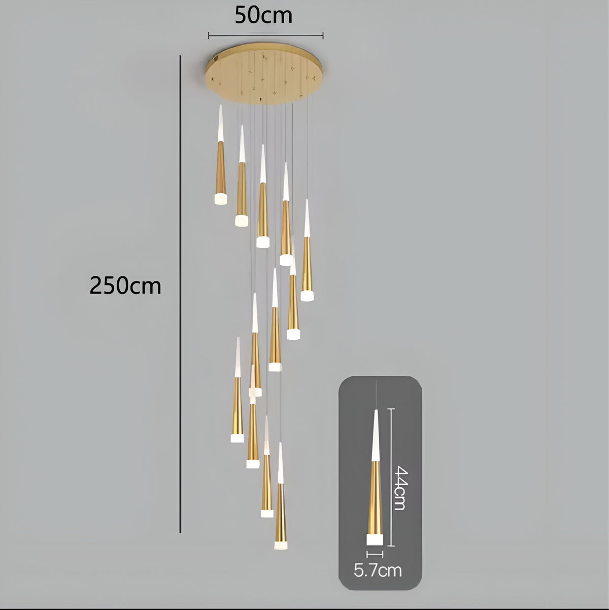 Lustre duplex Cornet