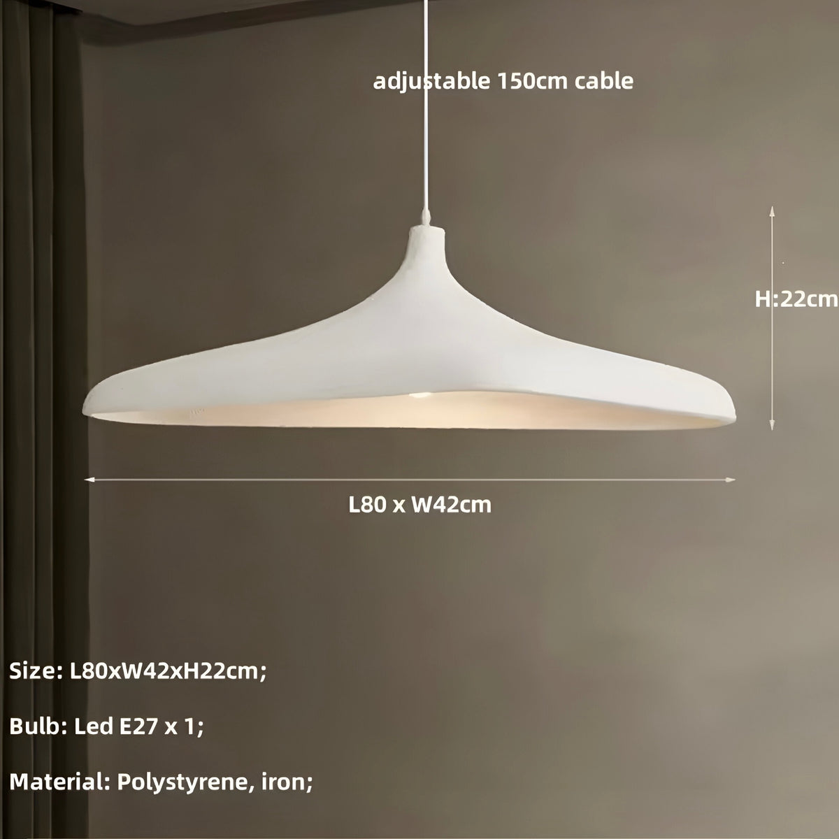 Esstischlampe Wabi-Sabi