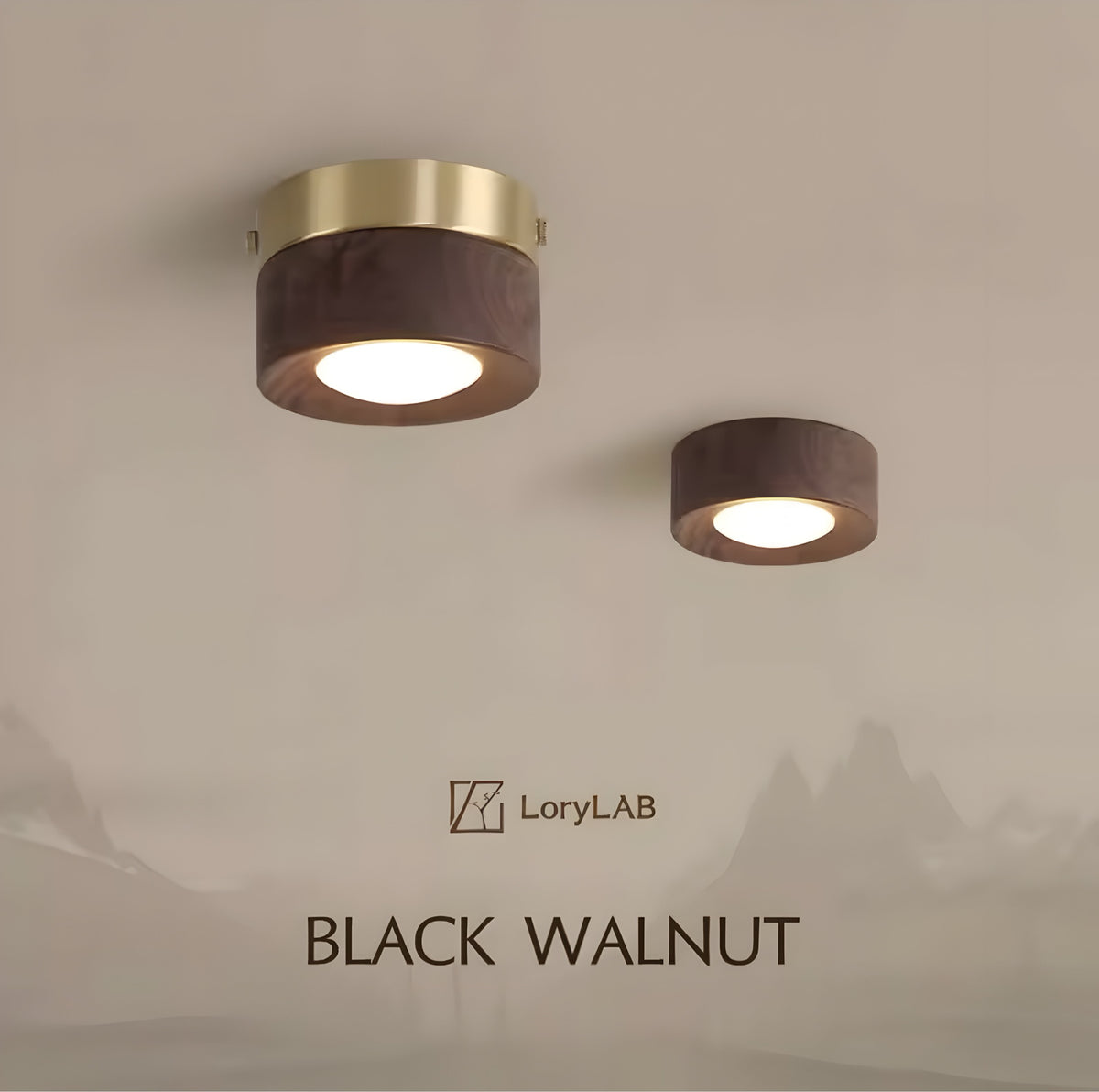 Deckenlampe Walnut Luxe - BUYnBLUE