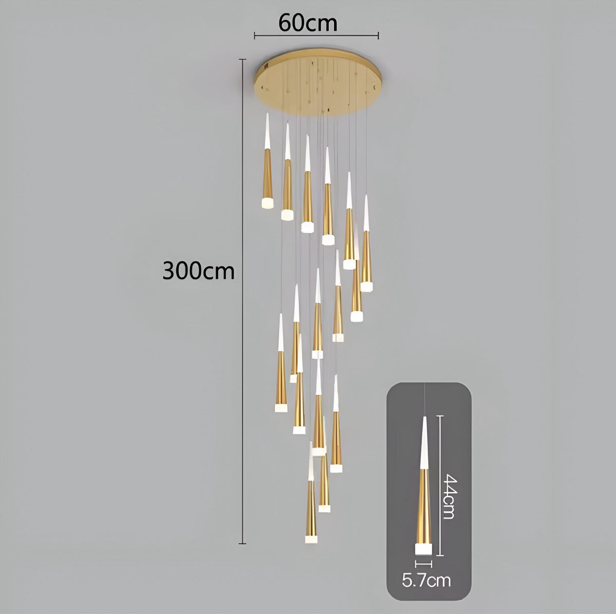 Lustre duplex Cornet