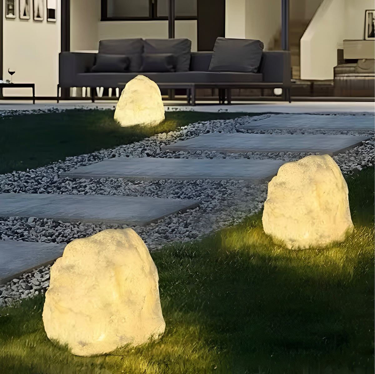 Outdoor Lampe Roccia Moderno