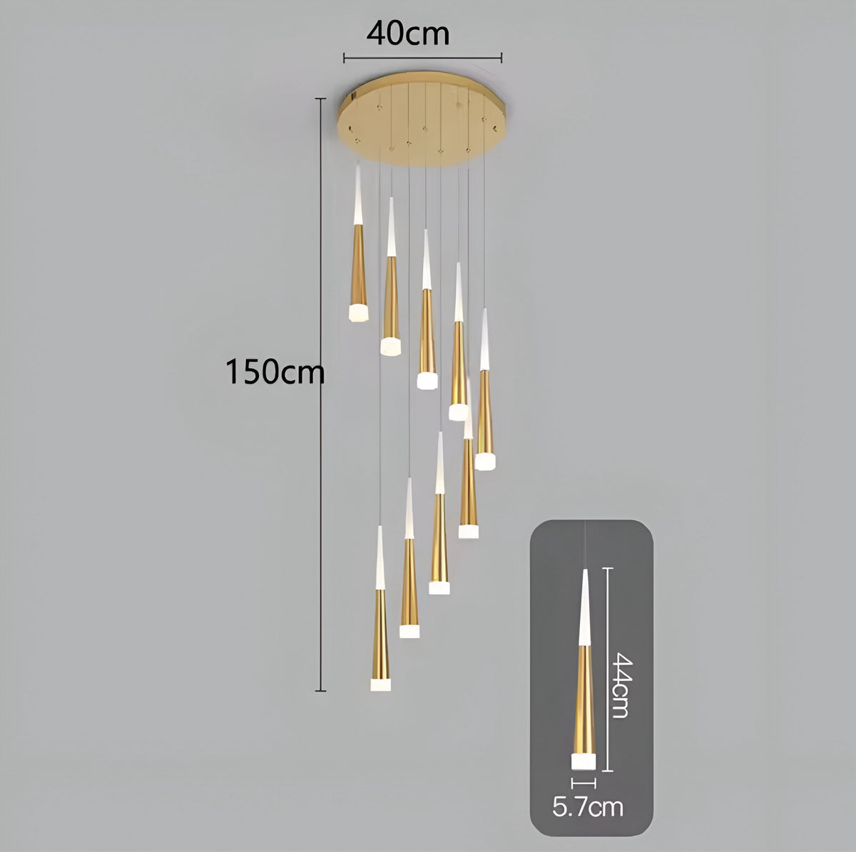 Lustre duplex Cornet