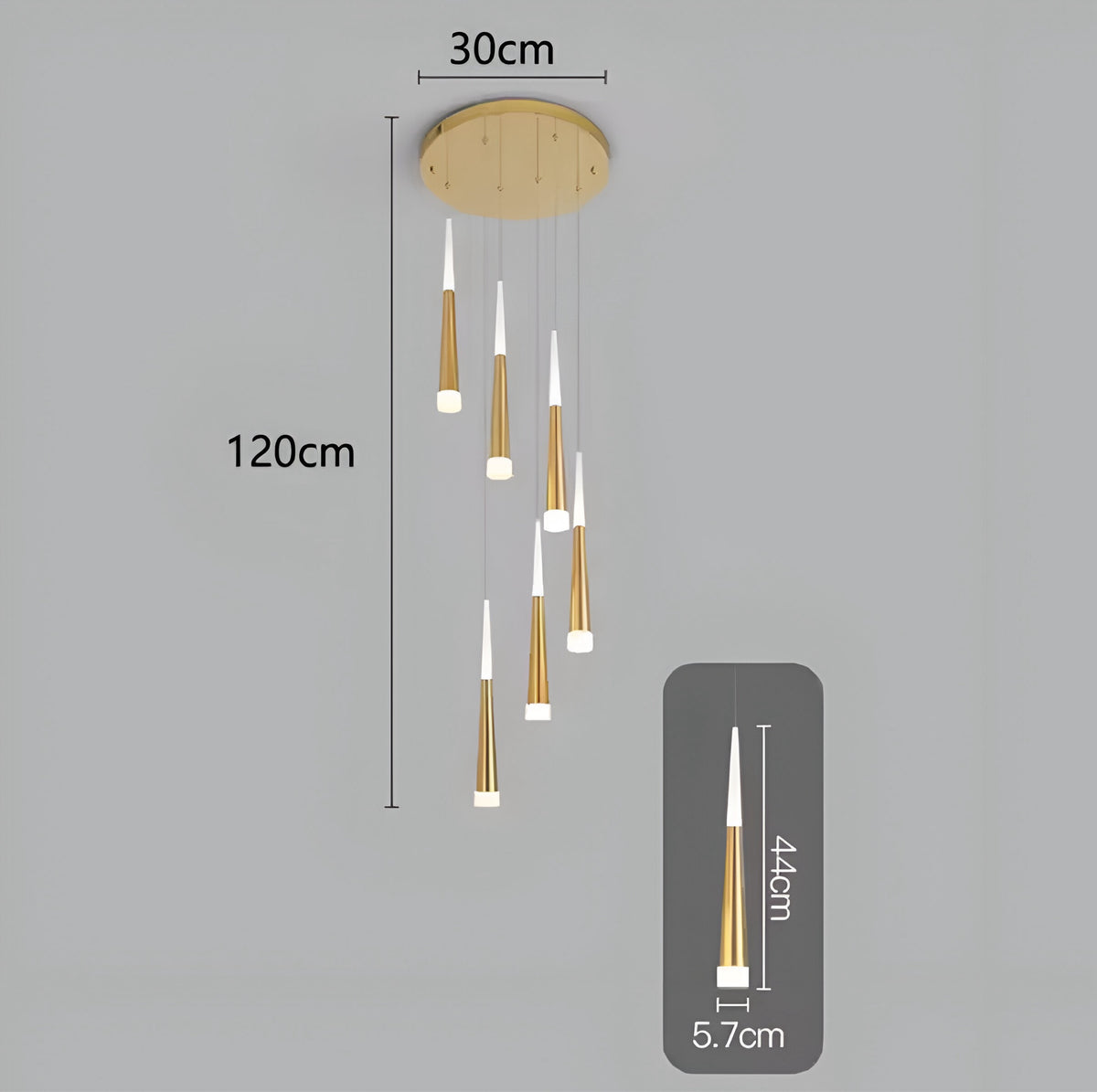 Lustre duplex Cornet