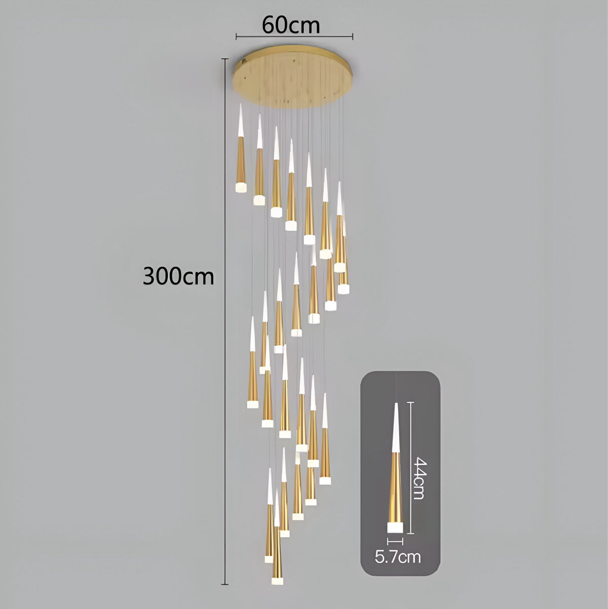 Lustre duplex Cornet