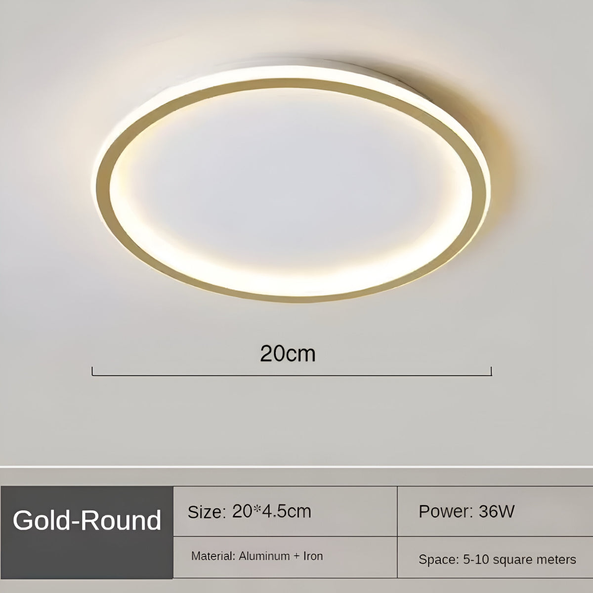 Lampada da soffitto Moderna Ambito