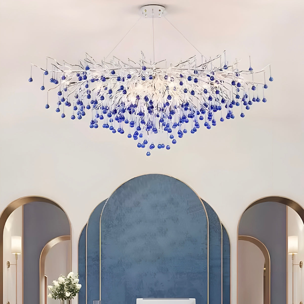 Designer Hängelampe Argento Elettrico