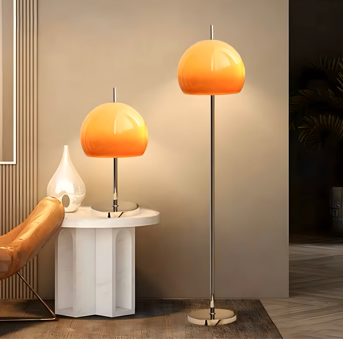 Vintage Tischleuchte Arancio - BUYnBLUE