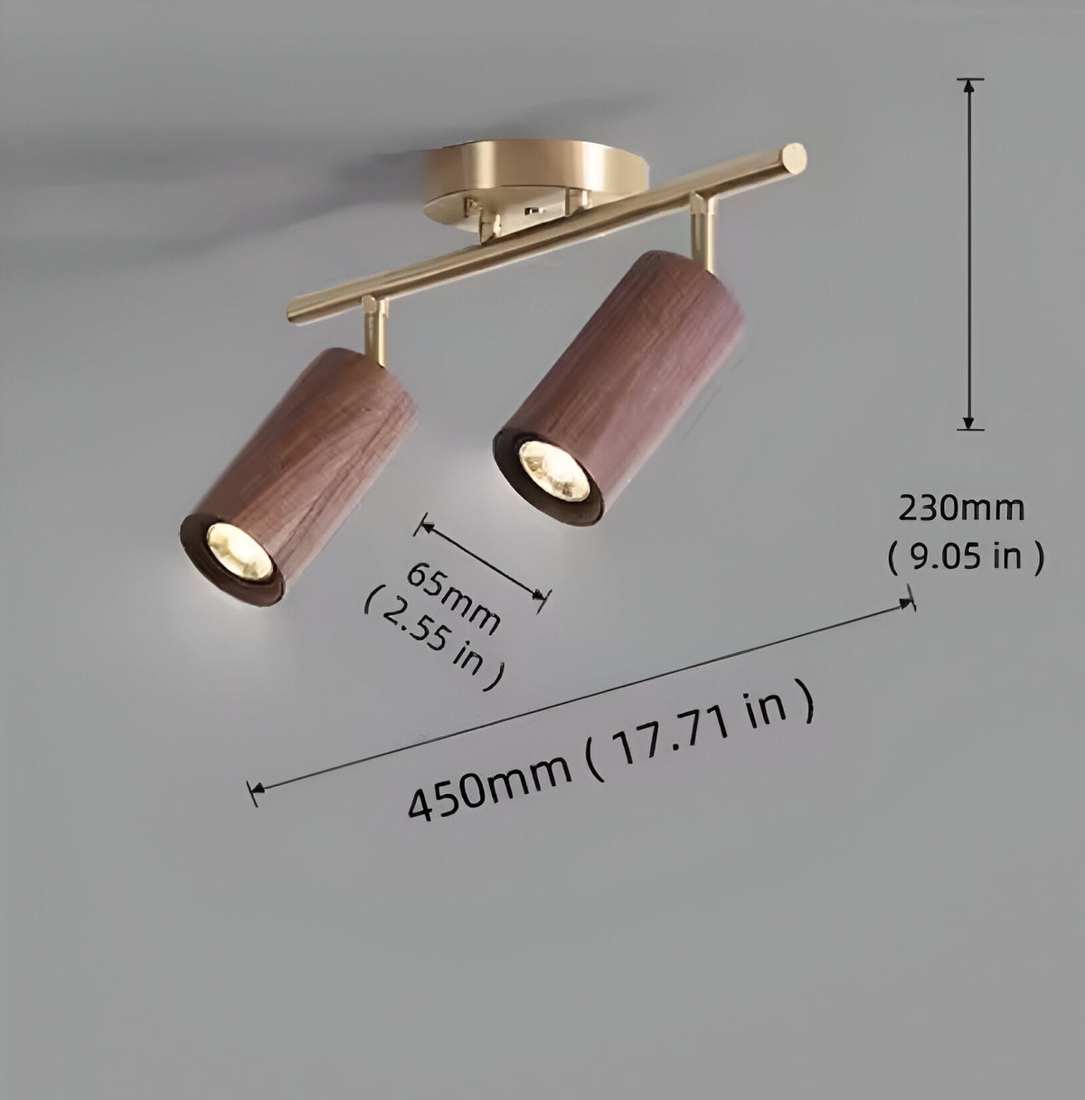 Lampada da soffitto Noce Puro - BUYnBLUE