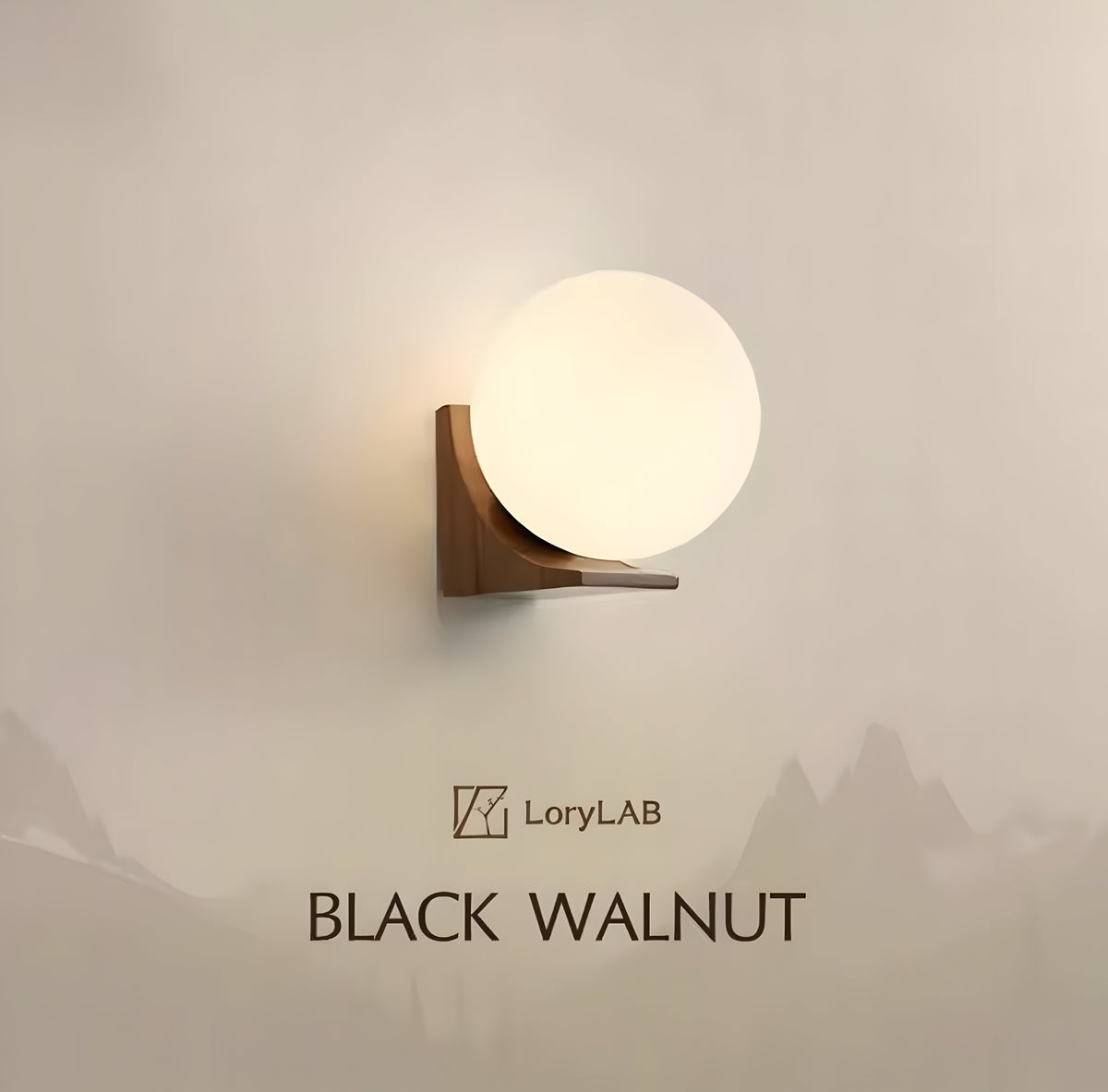 Wandleuchte Walnut Classic - BUYnBLUE