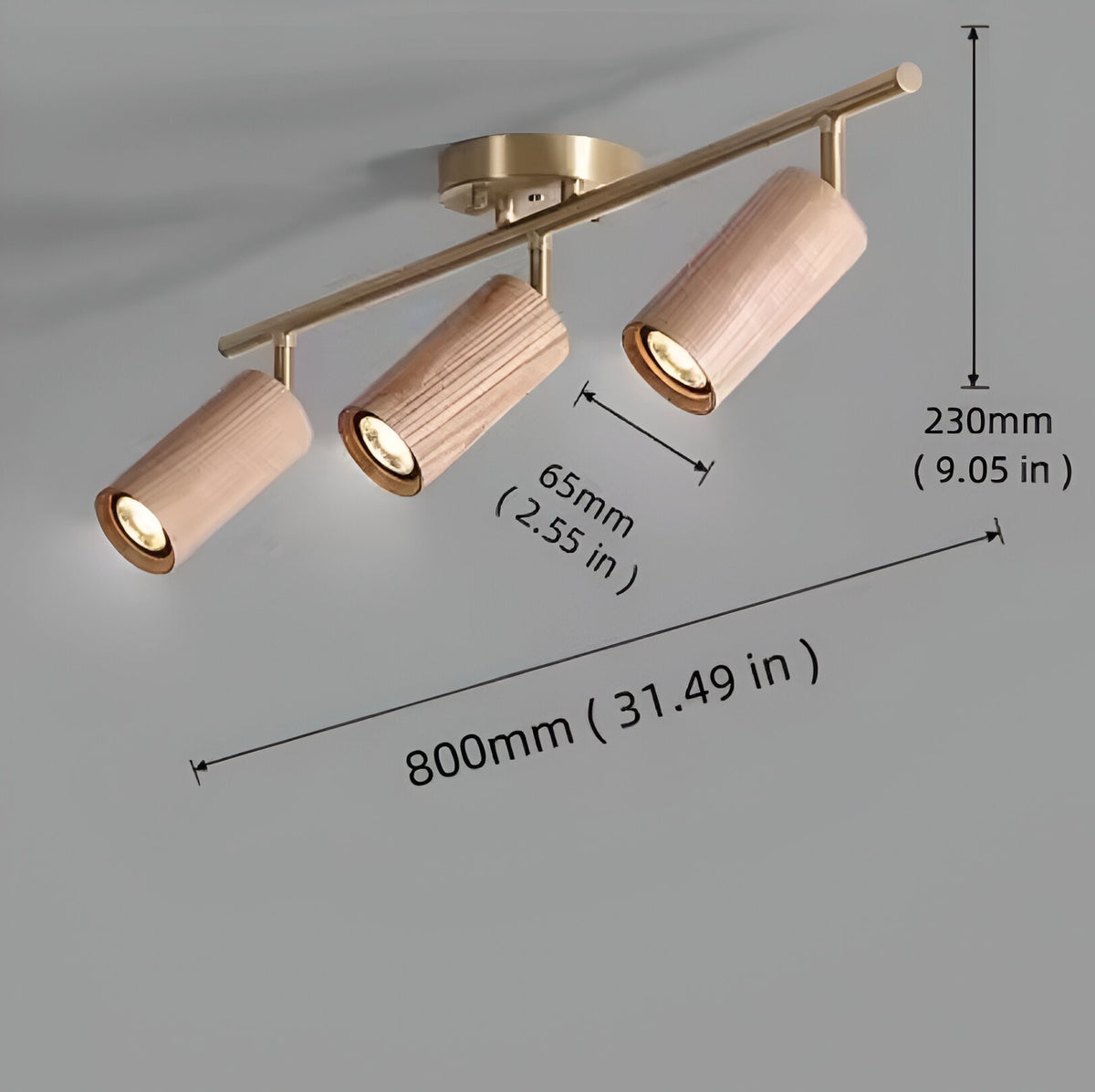 Lampada da soffitto Noce Puro - BUYnBLUE