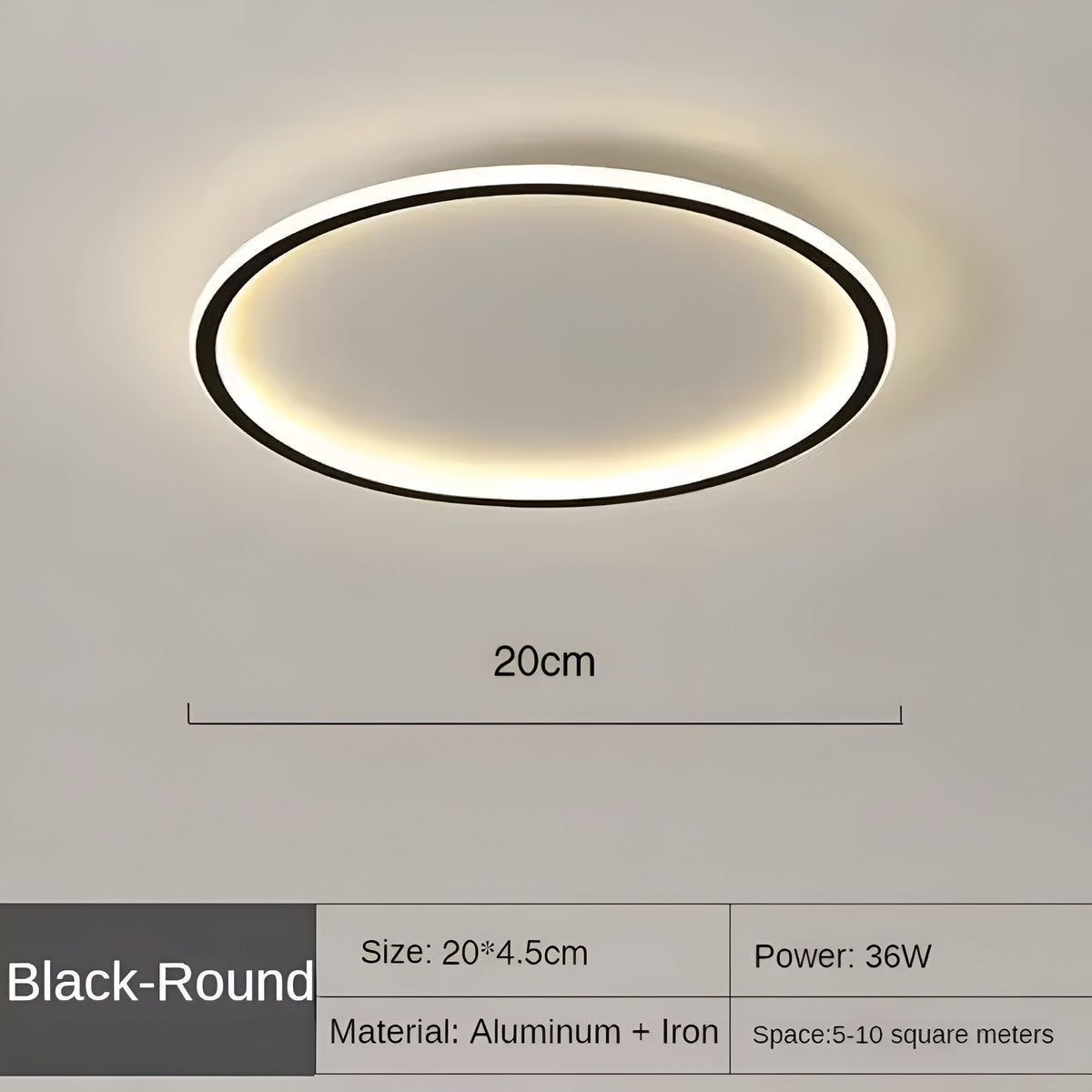 Lampada da soffitto Moderna Ambito
