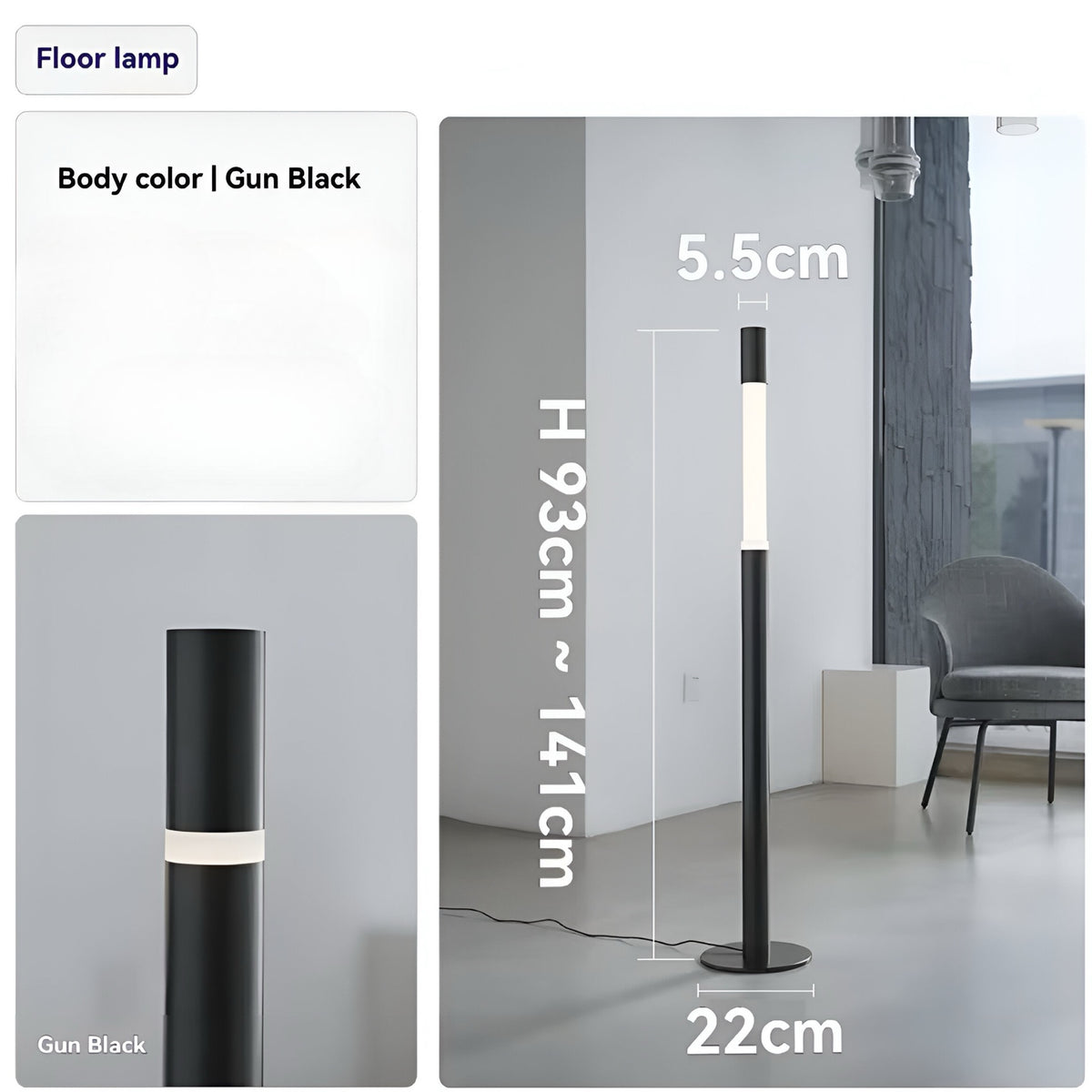 Designer Stehlampe Palo Modern