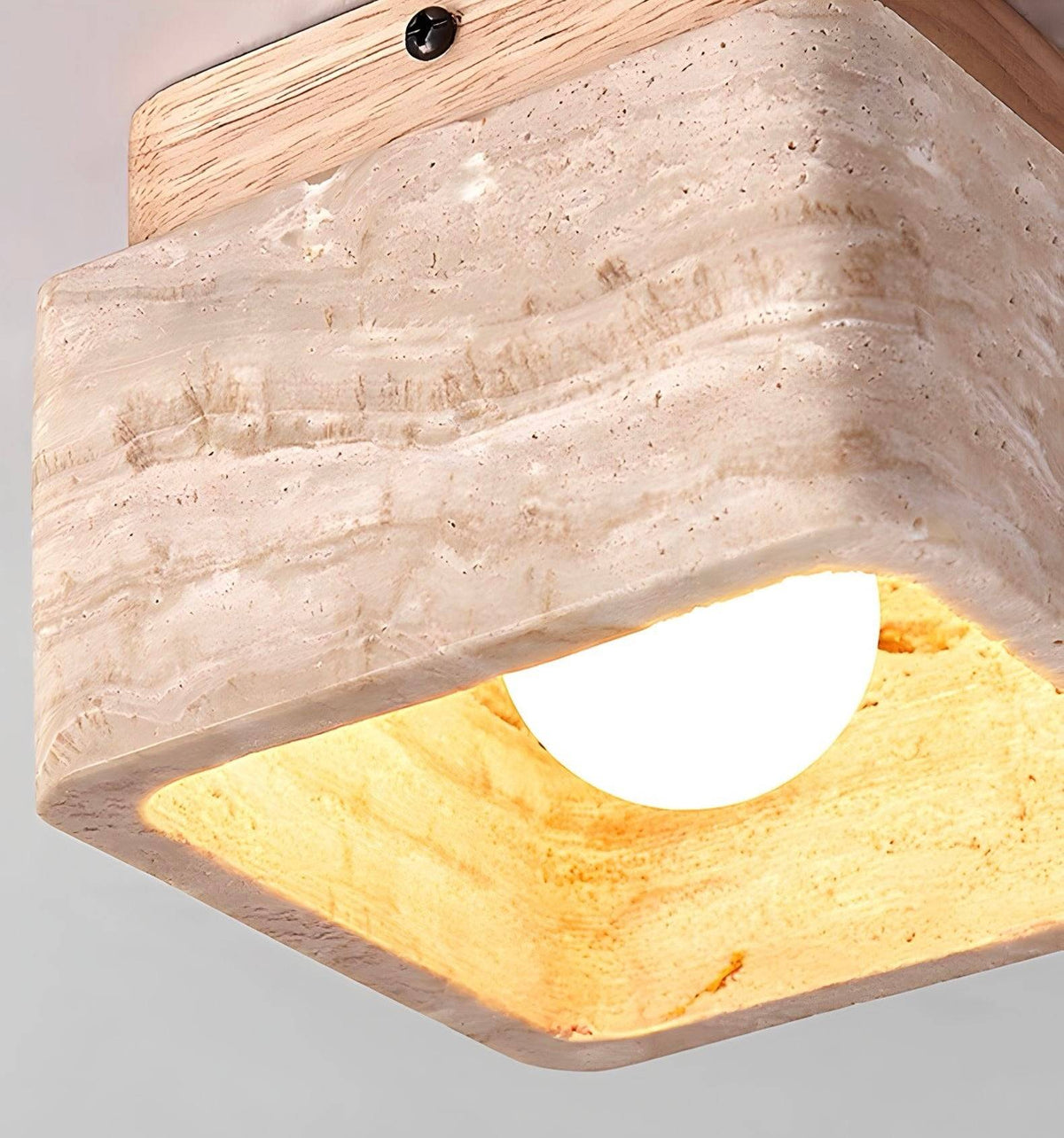 Deckenlampe Legna Travertina - BUYnBLUE