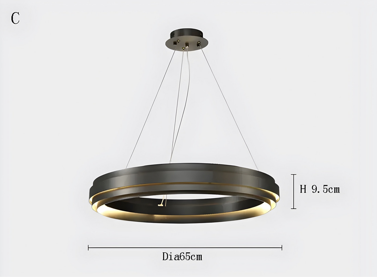 Créateurs suspension luminaire Anello - BUYnBLUE