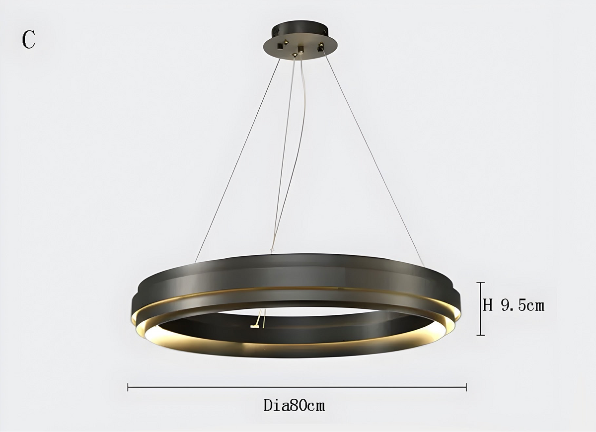 Créateurs suspension luminaire Anello - BUYnBLUE