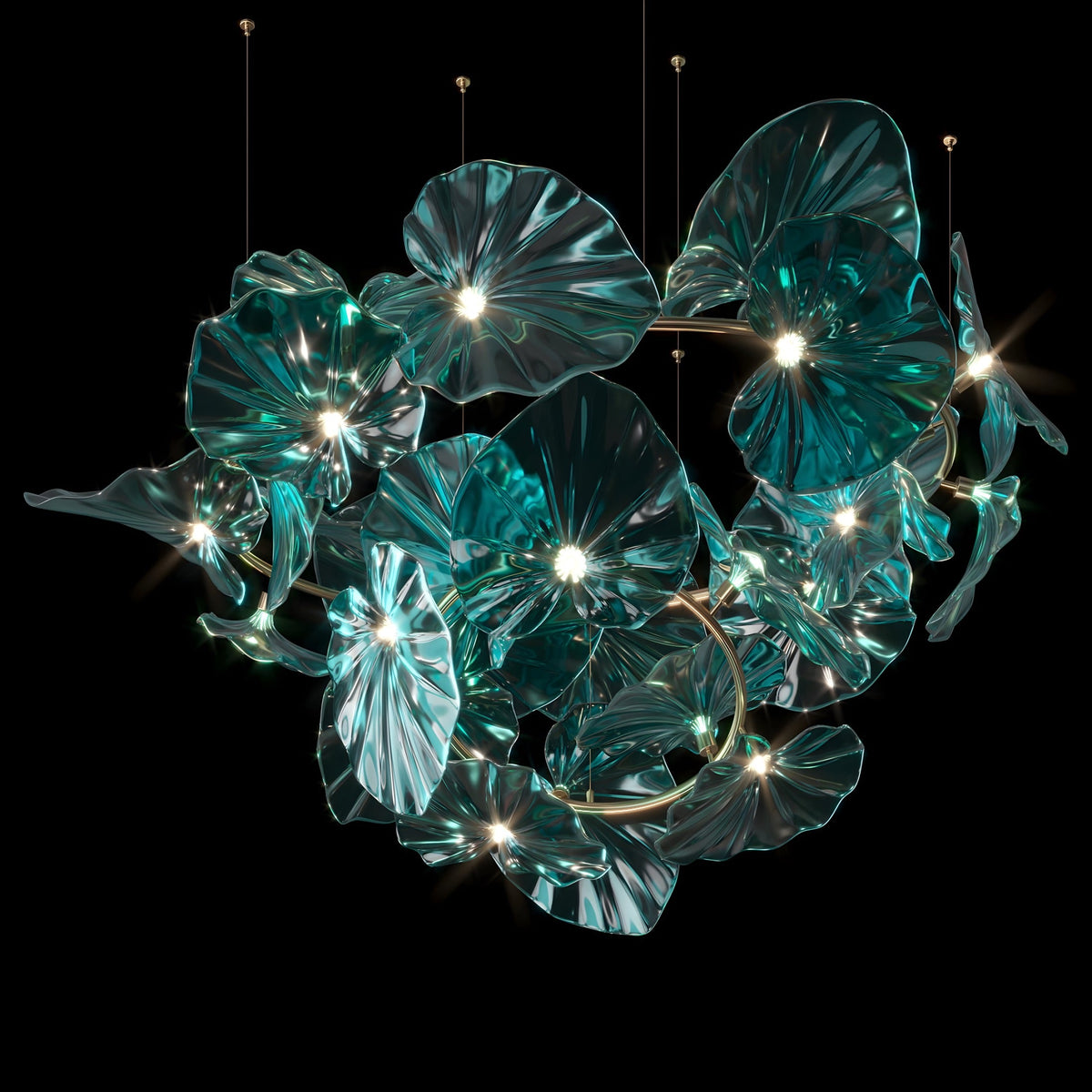 Lustre design Ninfea Verde - BUYnBLUE