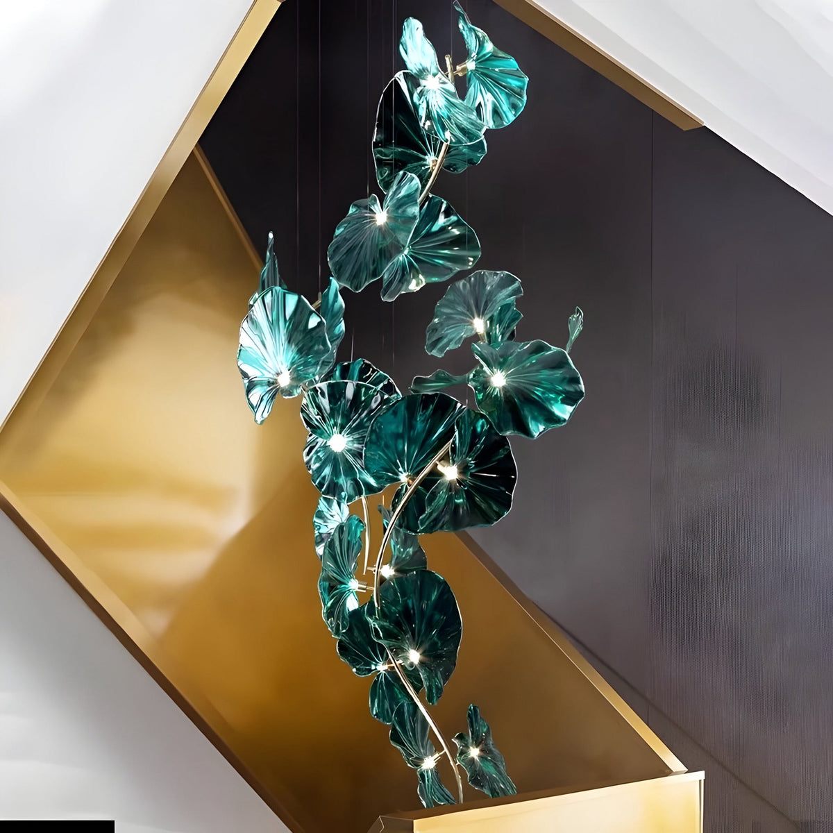 Lustre design Ninfea Verde - BUYnBLUE