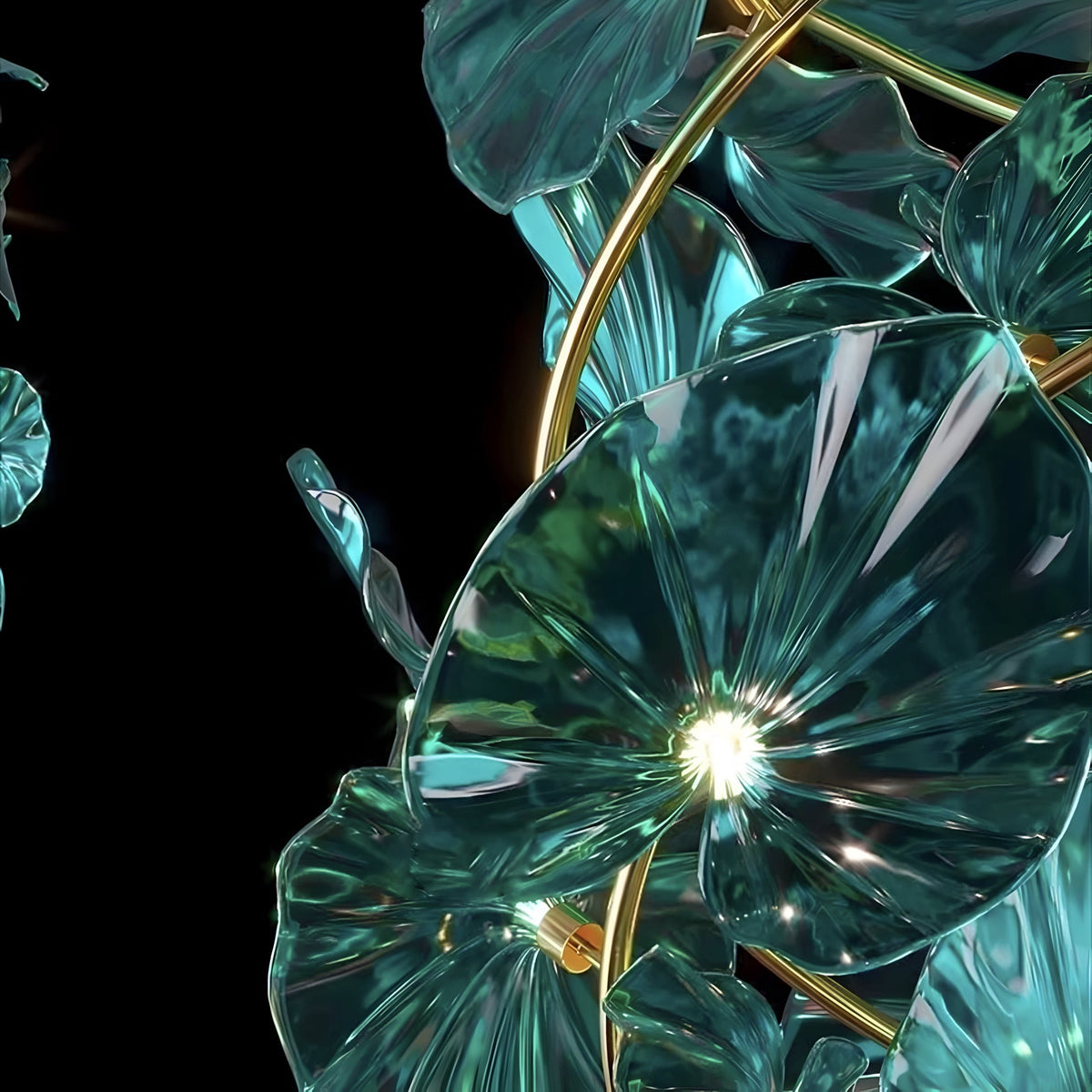 Lustre design Ninfea Verde - BUYnBLUE