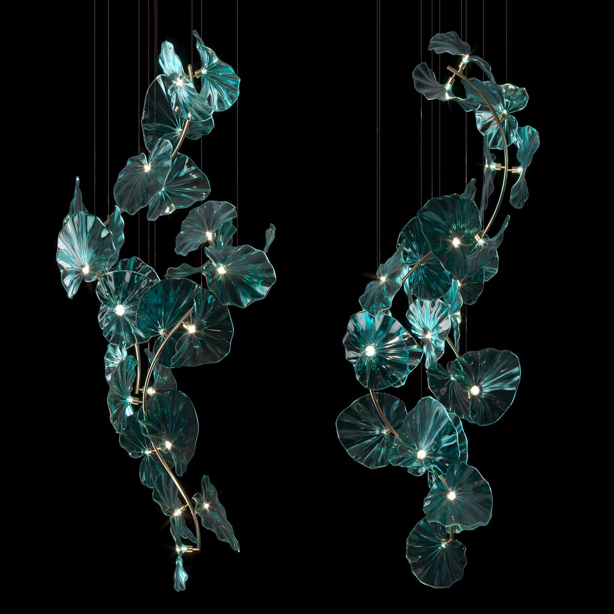 Lustre design Ninfea Verde - BUYnBLUE