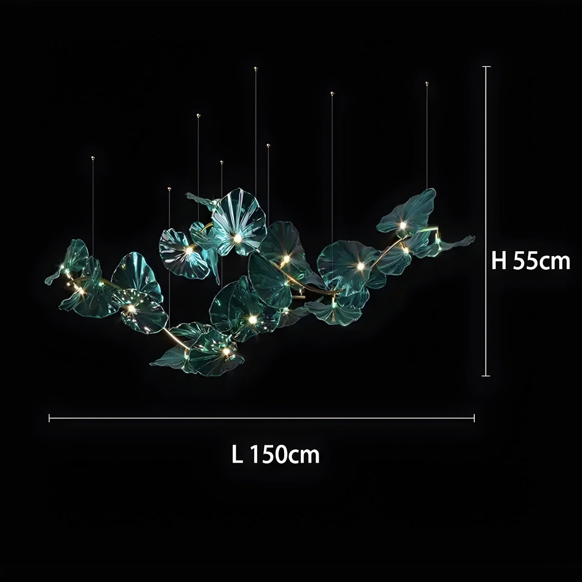 Lustre design Ninfea Verde - BUYnBLUE