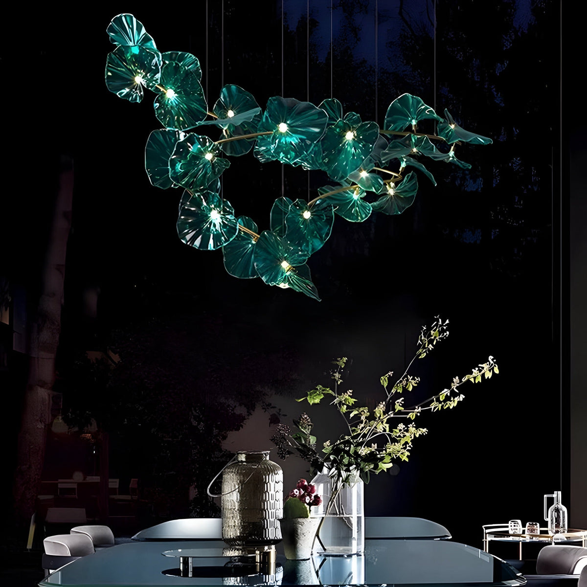 Lustre design Ninfea Verde - BUYnBLUE