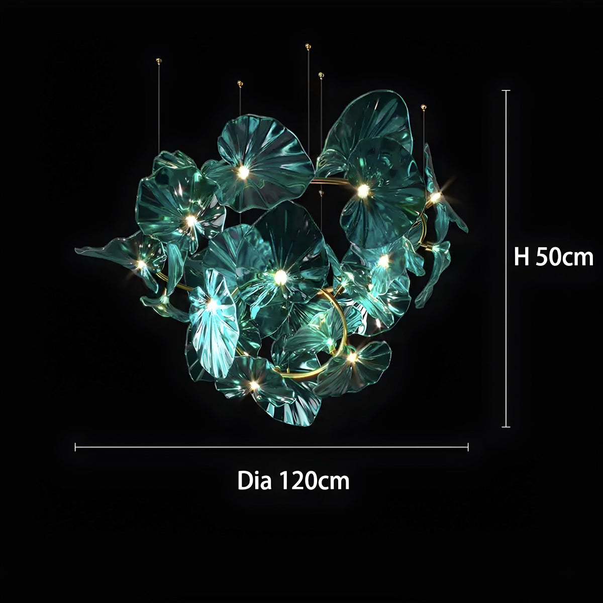 Lustre design Ninfea Verde - BUYnBLUE