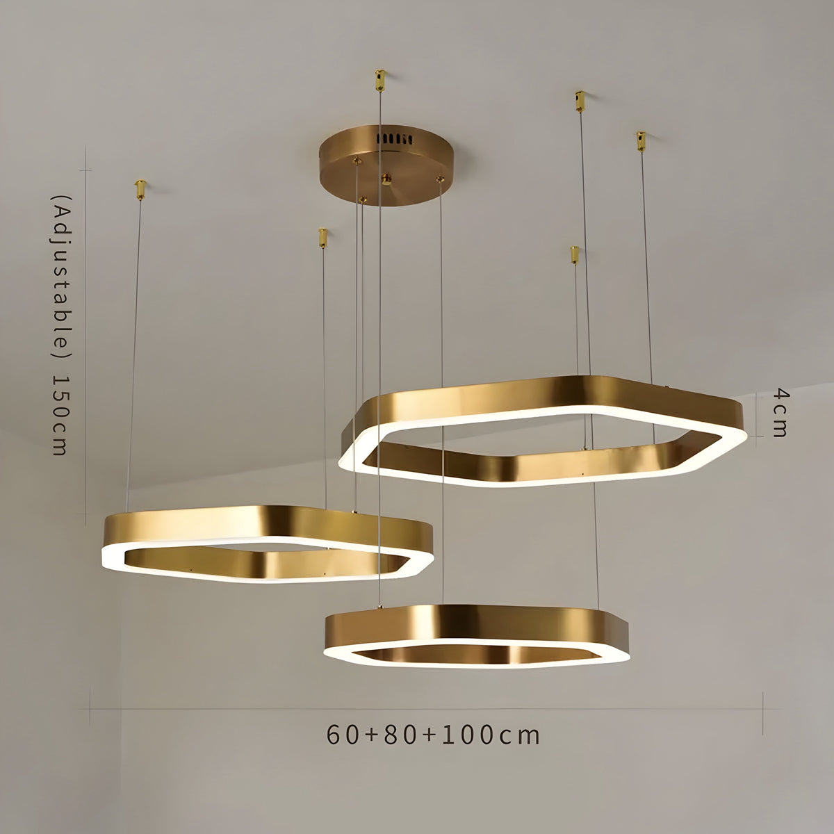 Designer Pendelleuchte Hexagon - BUYnBLUE