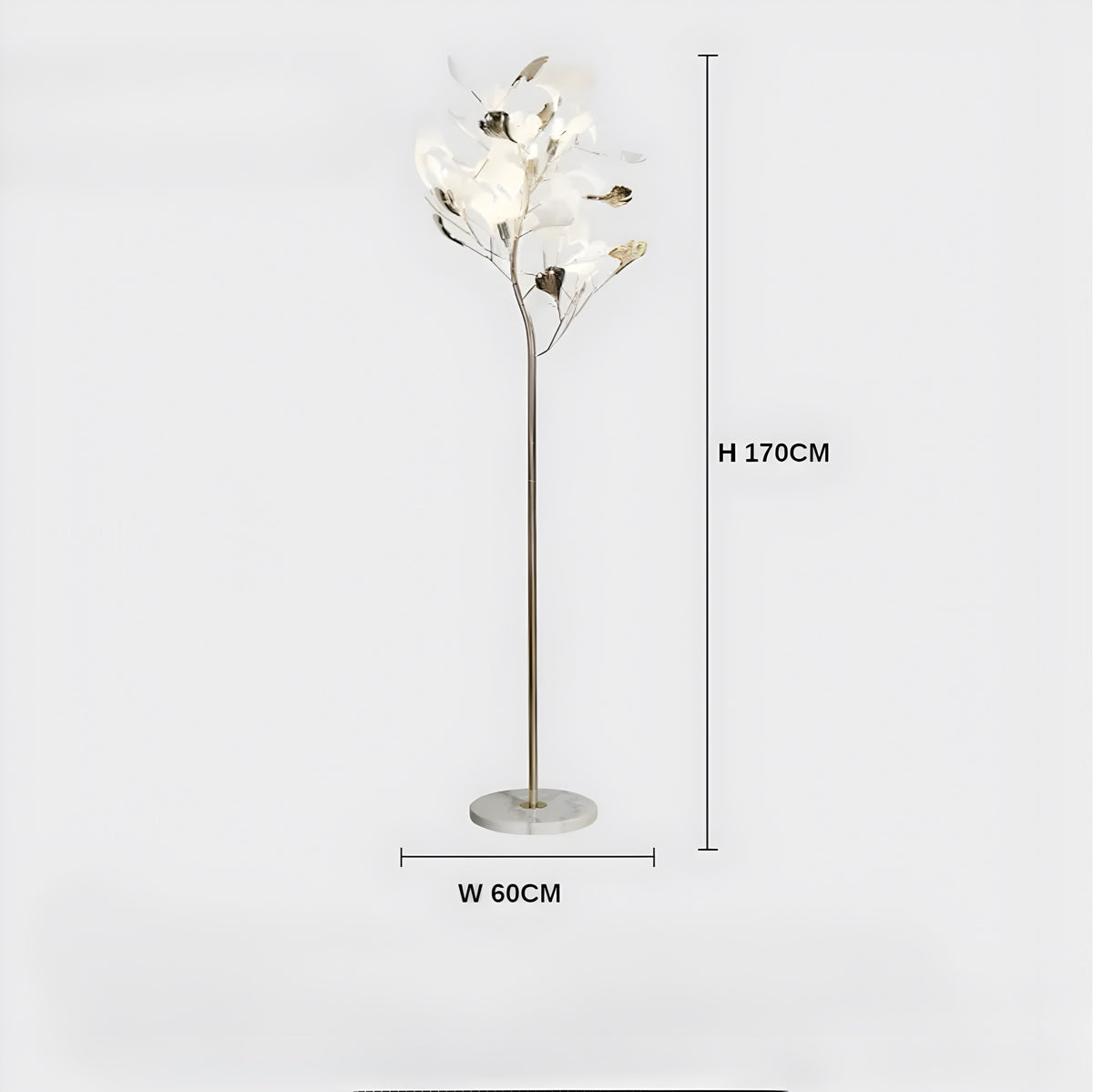 Designer Stehlampe Ginkgo - BUYnBLUE