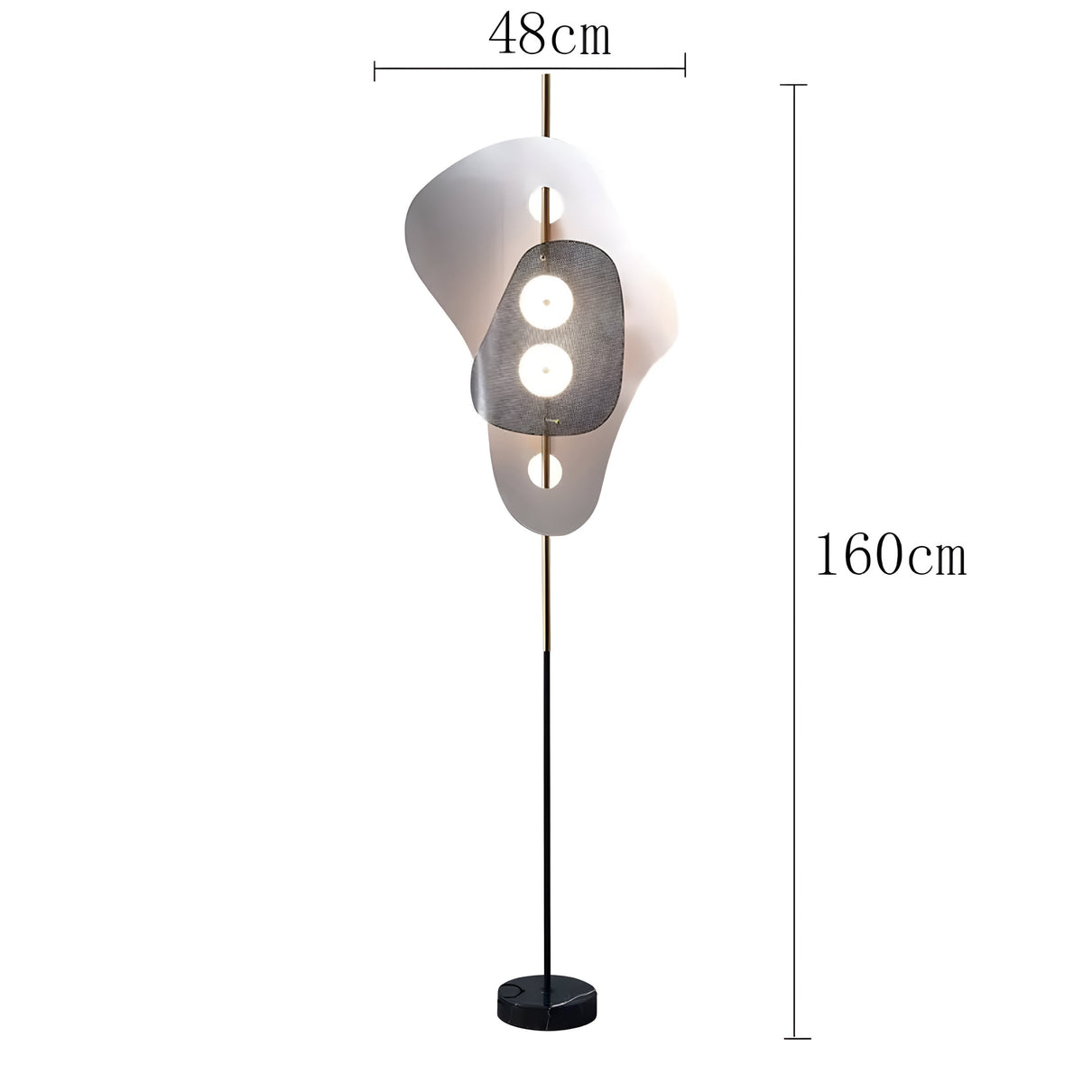 Designer Stehlampe Modern Arto - BUYnBLUE