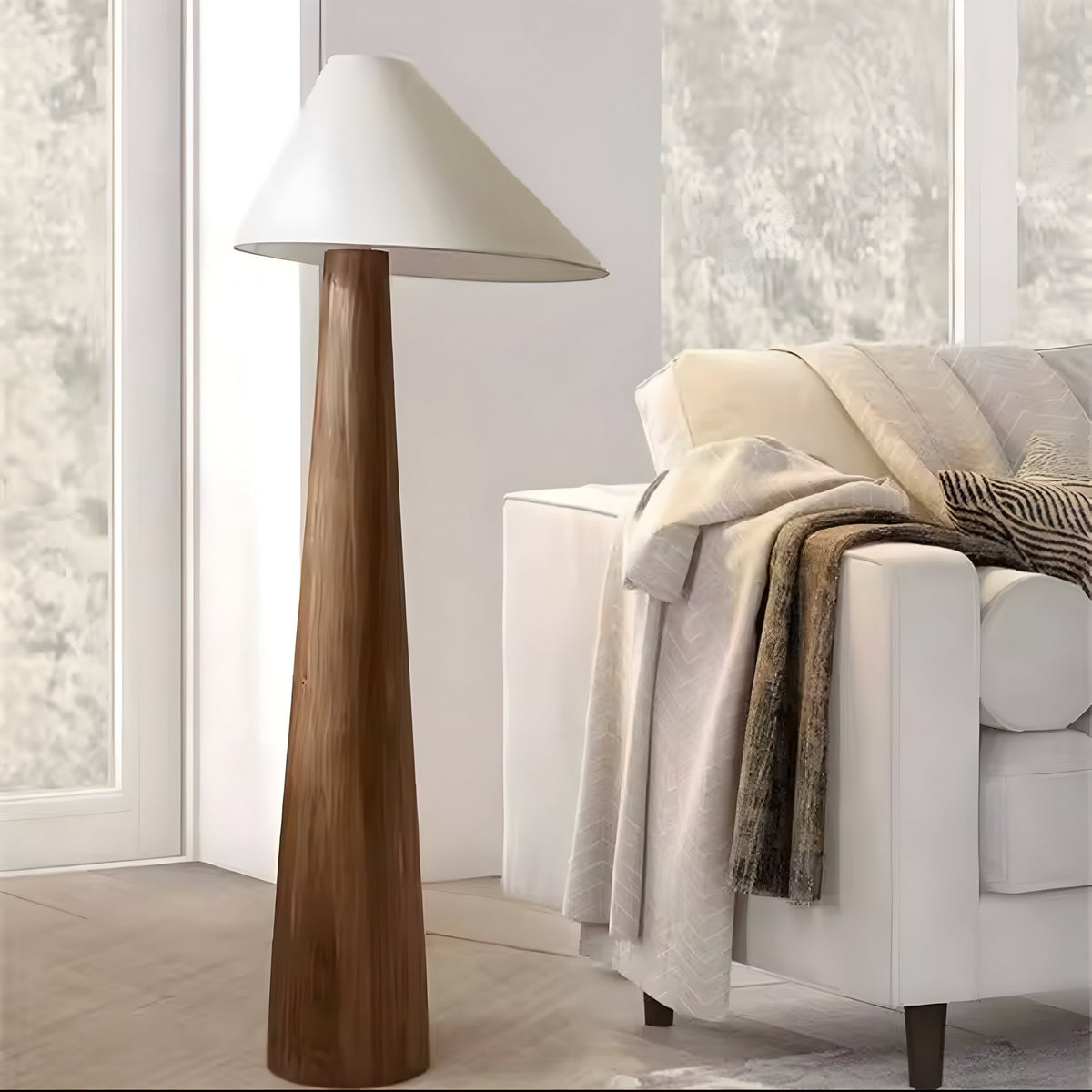 Designer Stehlampe Modern Naturo - BUYnBLUE