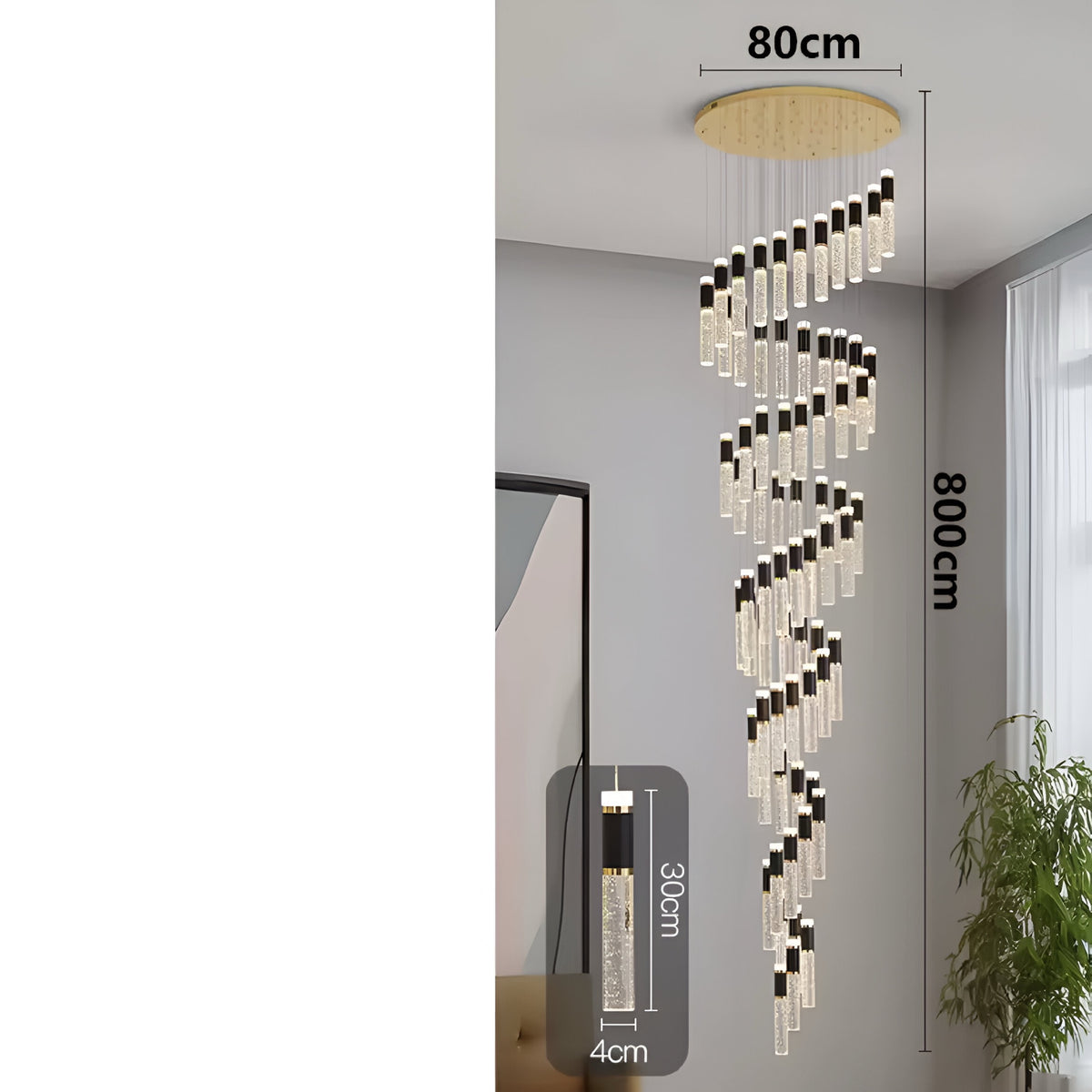 Lustre design Aste Deluxe