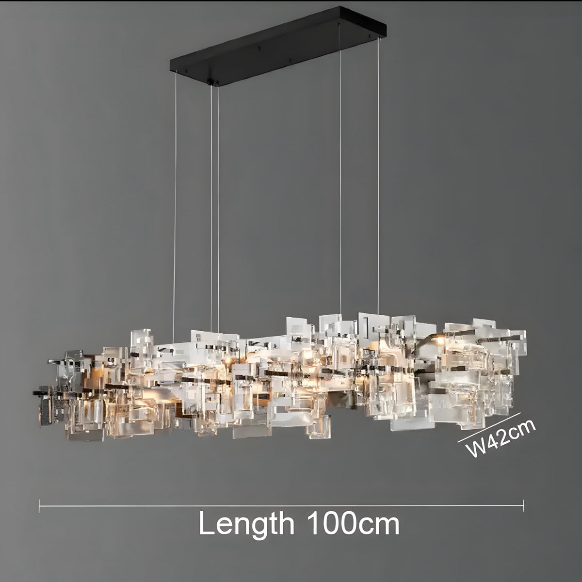 Esstischlampe Cristallo di Gelo - BUYnBLUE