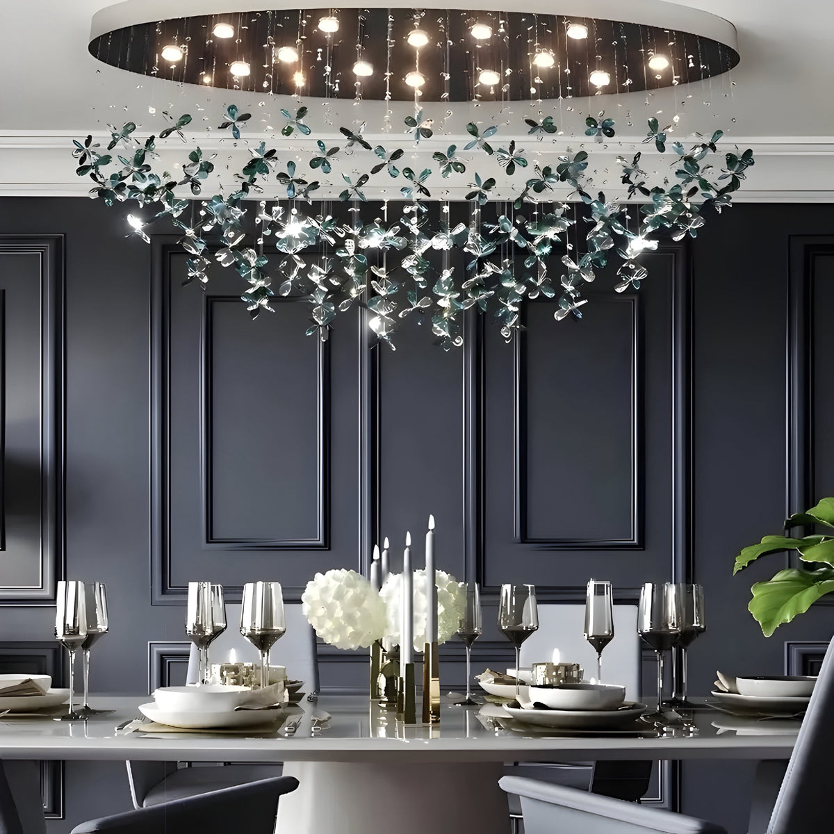 Esstischlampe Fiore di Cristallo - BUYnBLUE