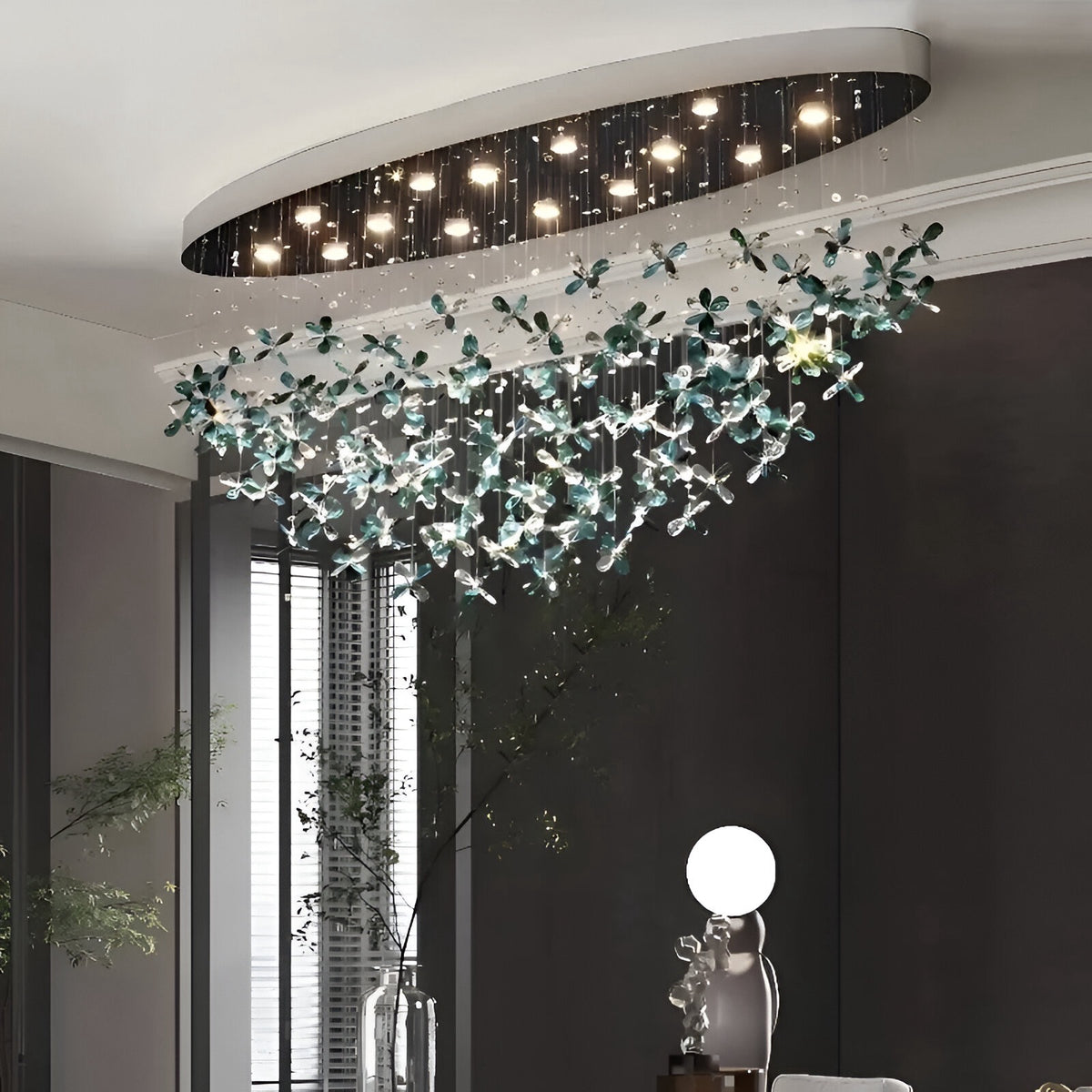 Esstischlampe Fiore di Cristallo - BUYnBLUE