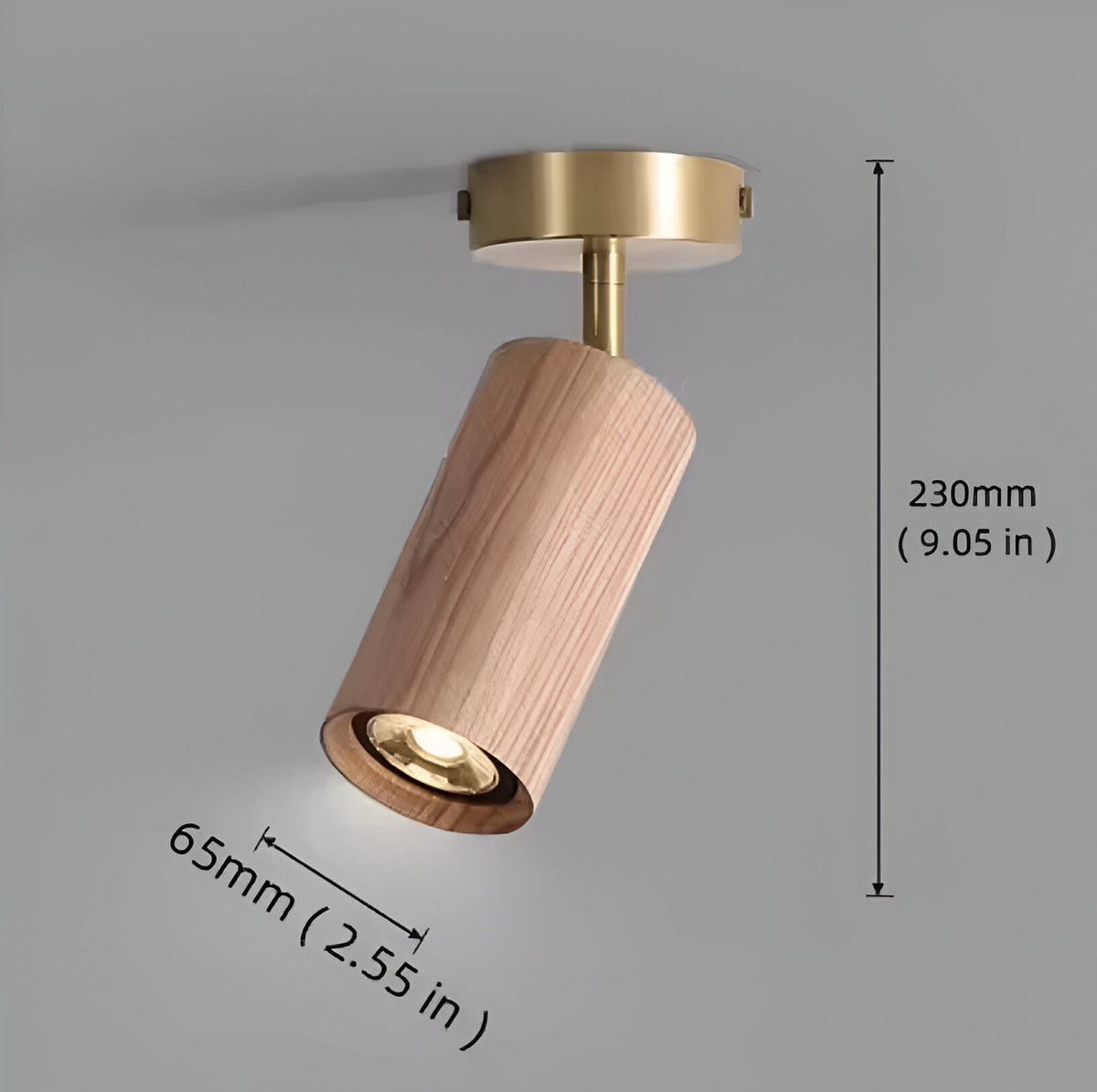 Lampada da soffitto Noce Puro - BUYnBLUE