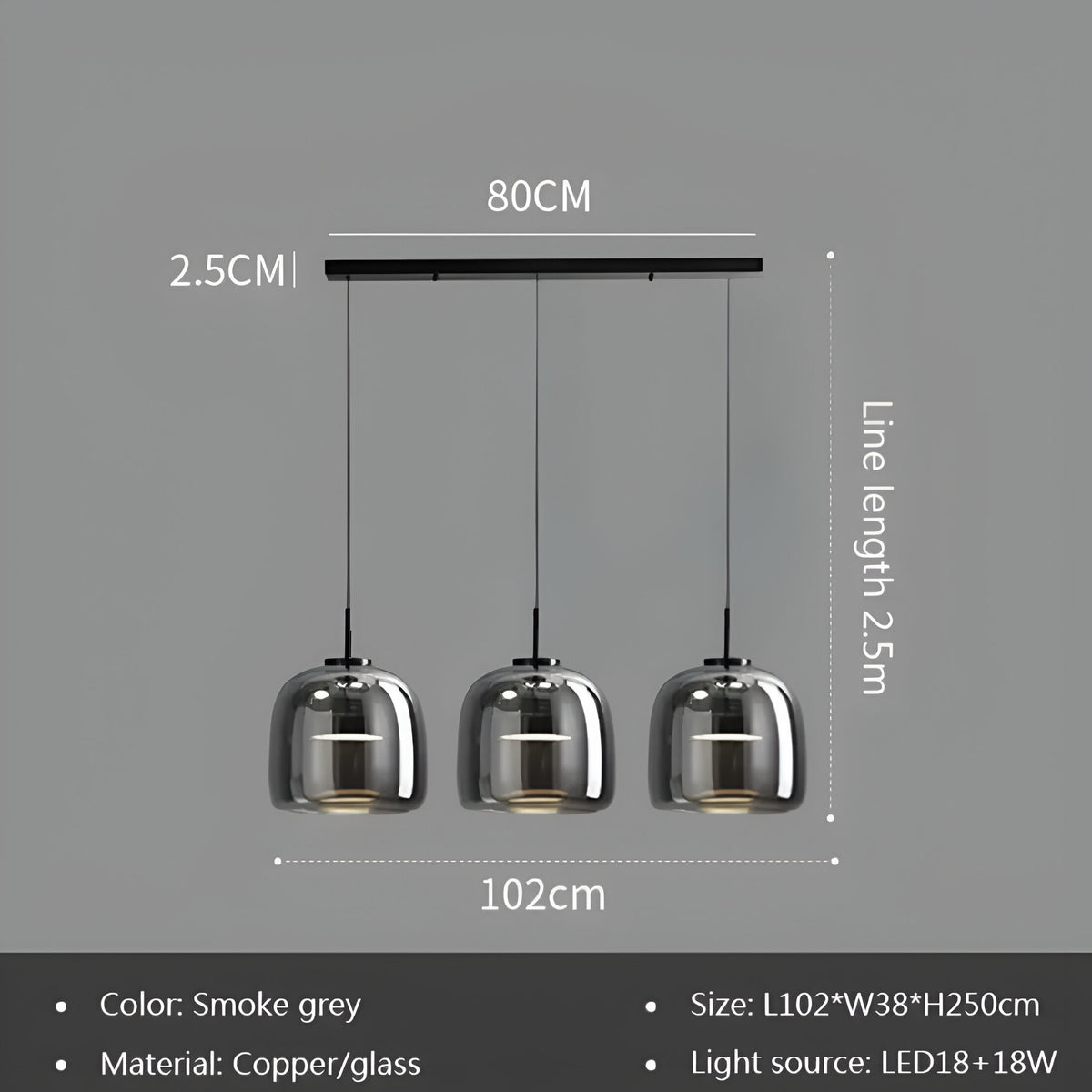 Pendelleuchte Cresta Modern