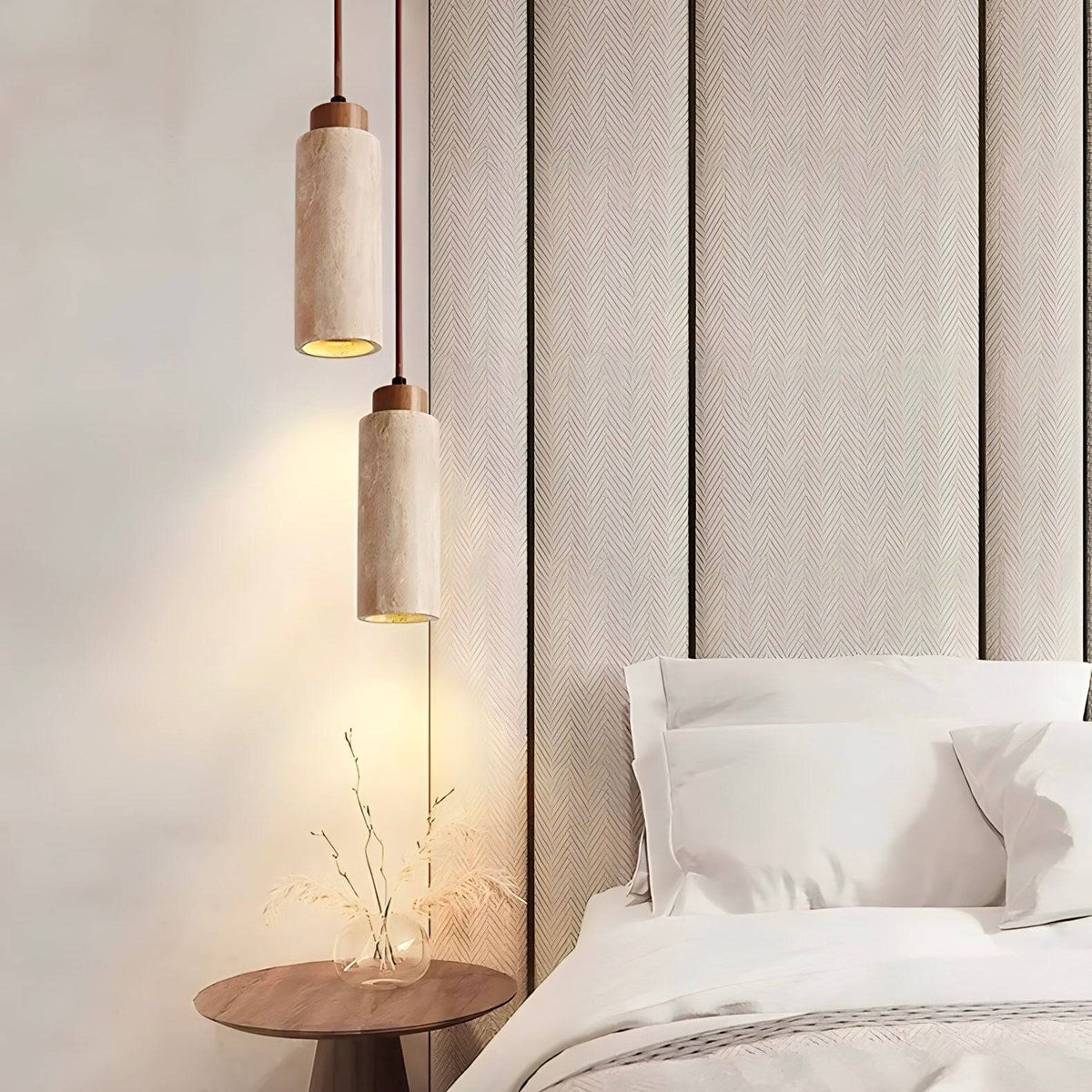suspension luminaire Travertin Legna - BUYnBLUE