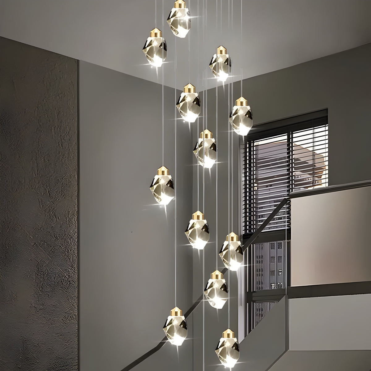 Lustre Moderne Cristallo - BUYnBLUE