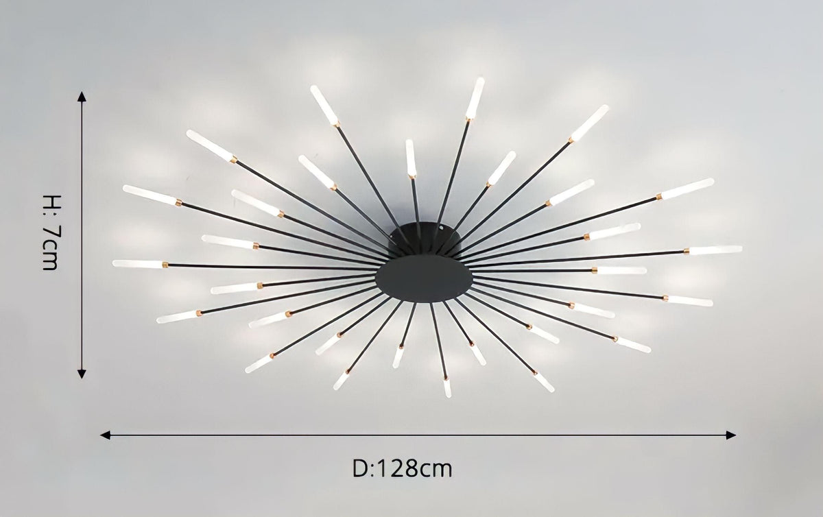 Moderne Deckenlampe im Stacheldesign - BUYnBLUE