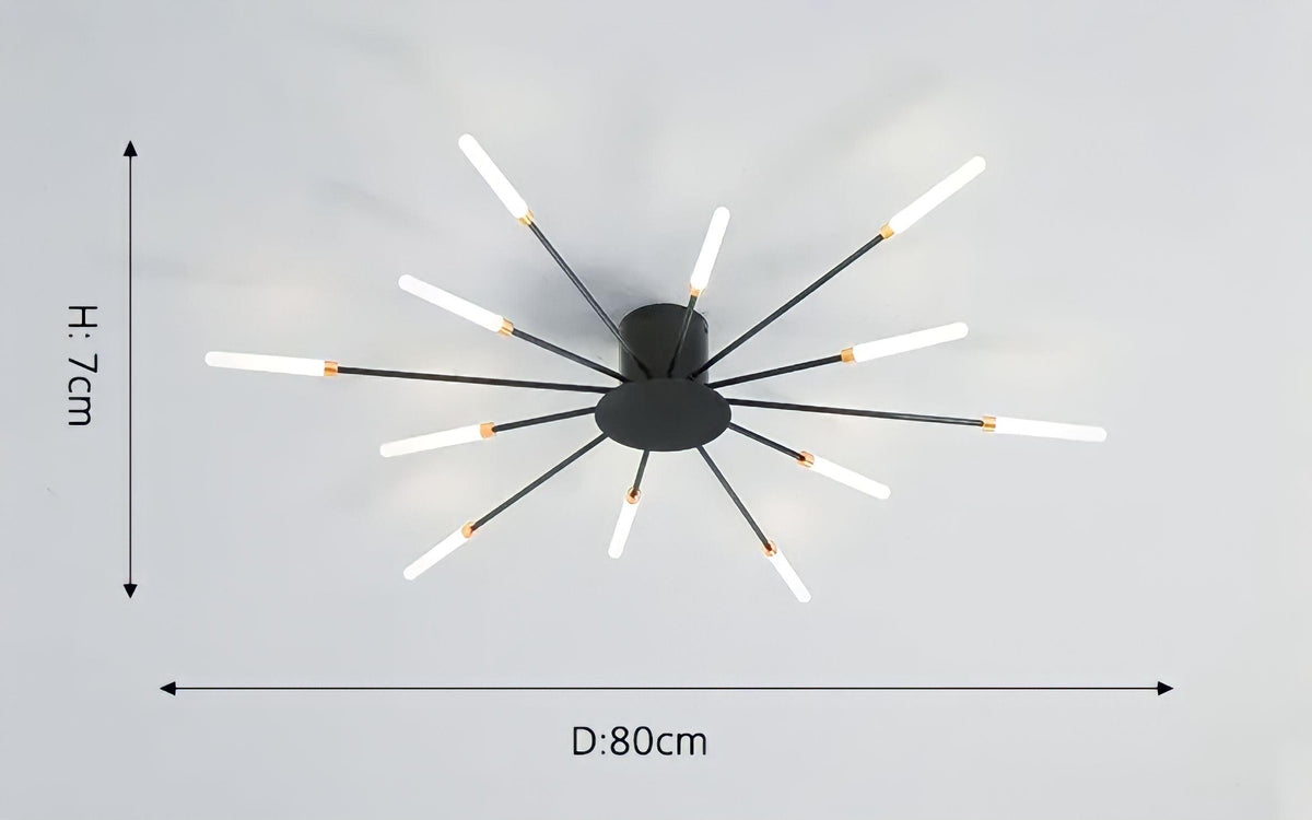 Moderne Deckenlampe im Stacheldesign - BUYnBLUE